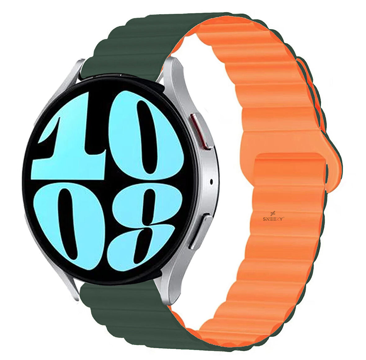 Huawei Watch GT 3 Elegant – Active 42mm Uyumlu 20mm Harmony Duo Magnetik Silikon Kordon