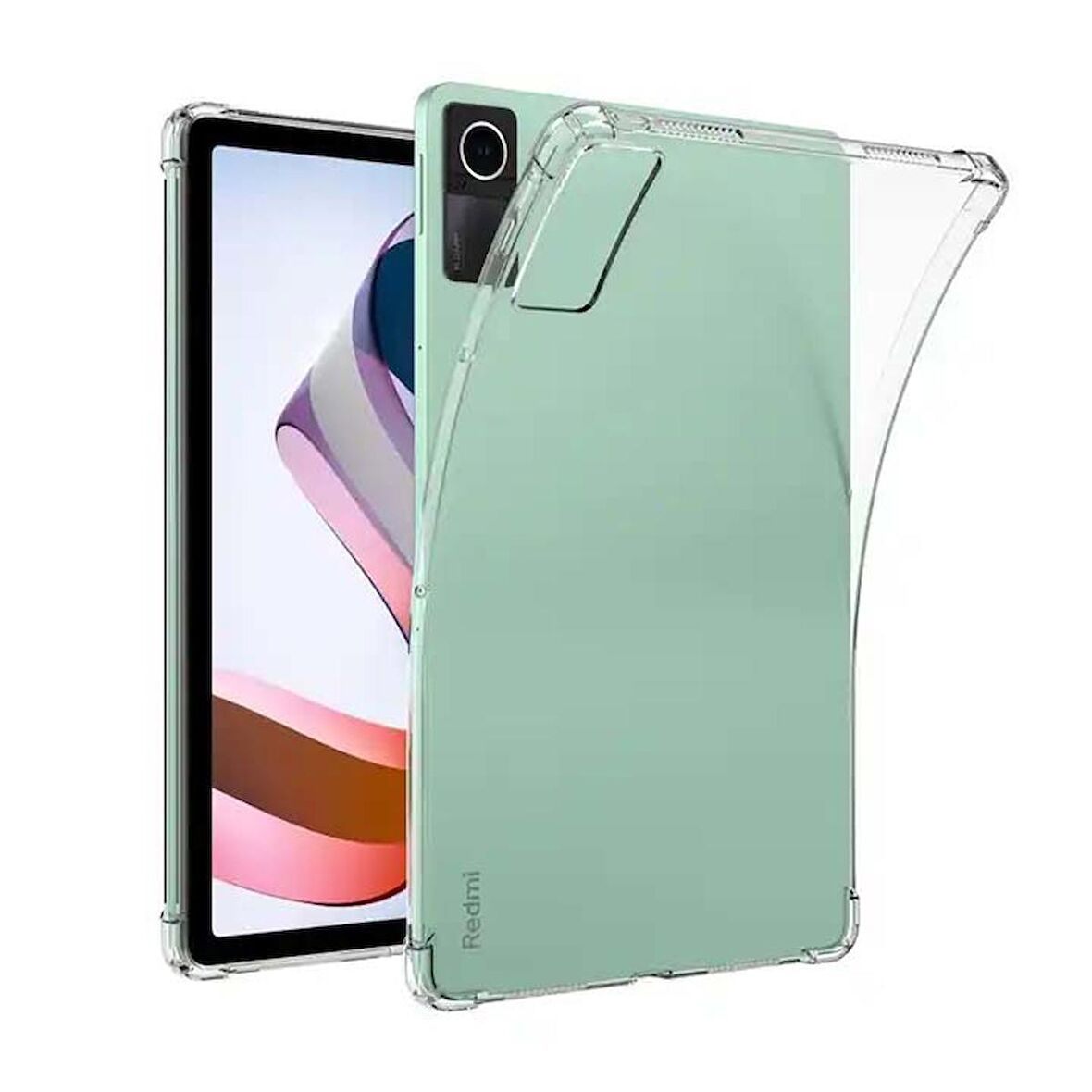 Redmi Pad 10.6 inç Kılıf ShockArmor Clear Köşe korumalı şeffaf tablet kılıfı