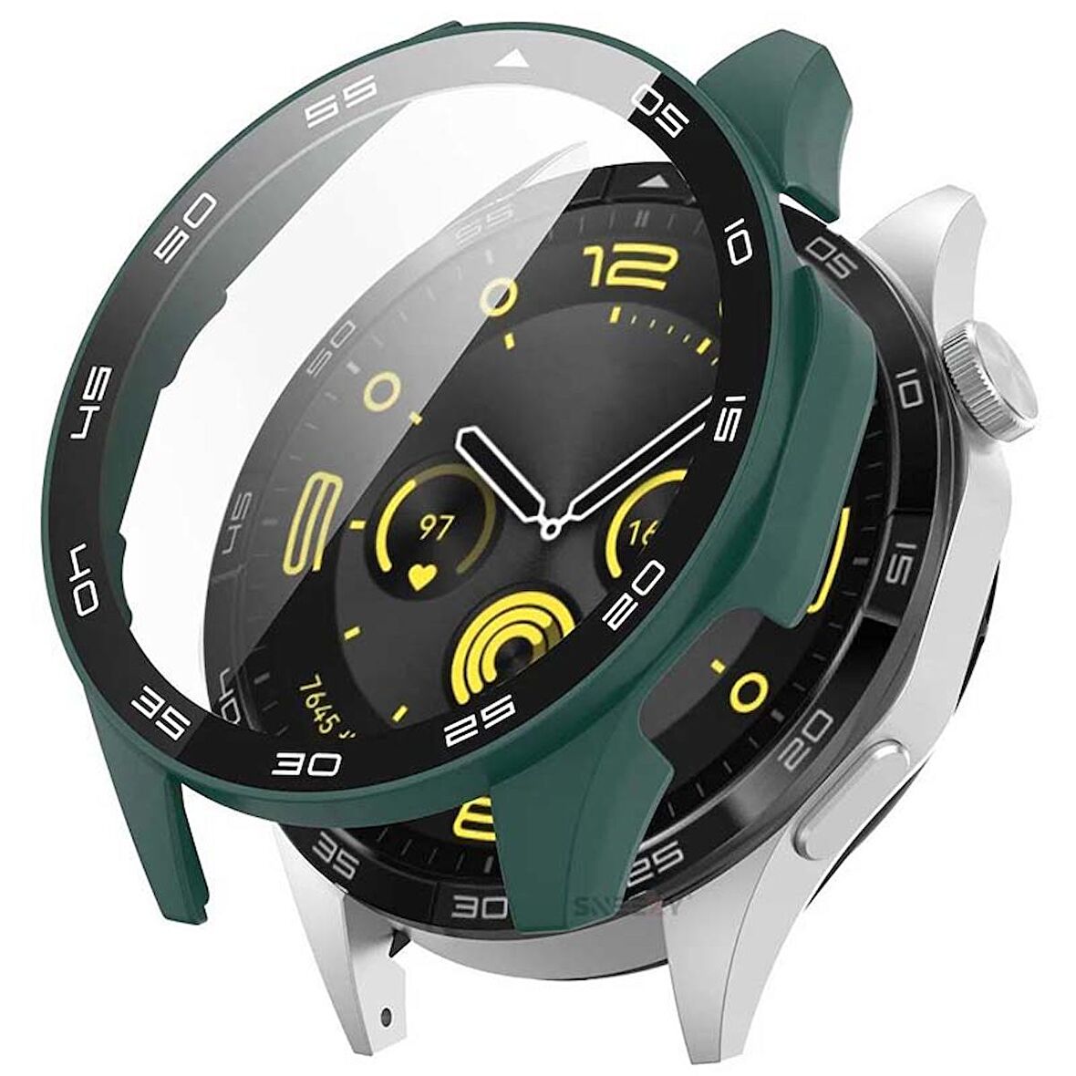 Sneezy Huawei Watch Gt4 46mm PC Sert Kasa Ve Ekran Koruyucu