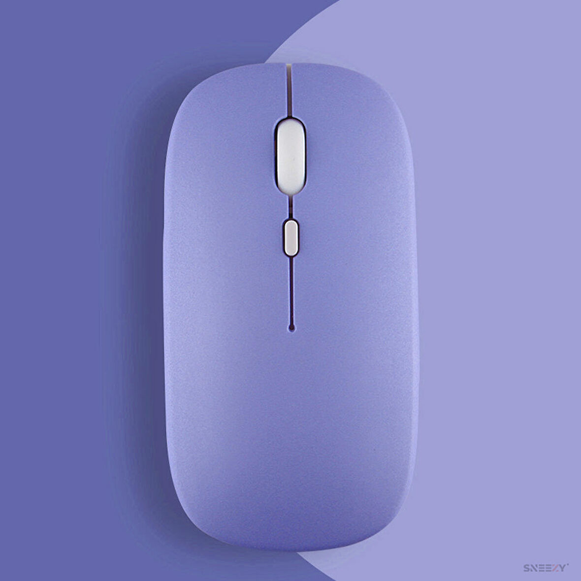 Apple İpad Şarj Edilebilir Sessiz Mouse Bluetooth + 2.4Hz Wifi Kablosuz Mouse Fare
