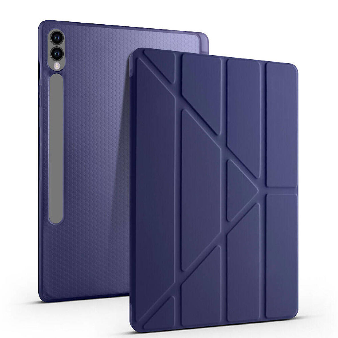 Samsung Galaxy Tab S7 Fe T735 / T737 / T730 12.4 İnç Katlanabilir Kalemlikli Standlı Akıllı Kılıf