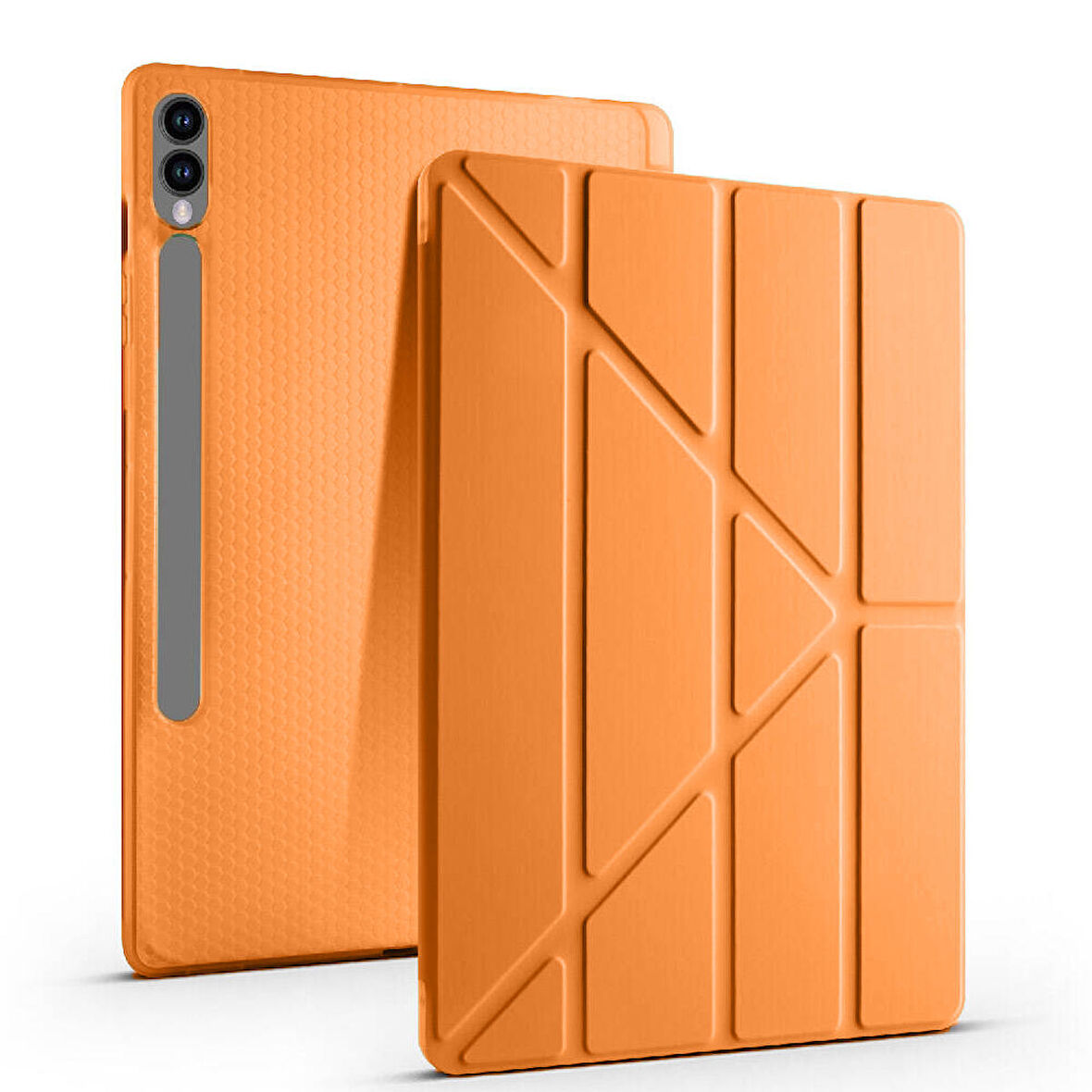 Samsung Galaxy Tab S8 Plus X800 12.4 inç Katlanabilir Kalemlikli Standlı Akıllı Kılıf