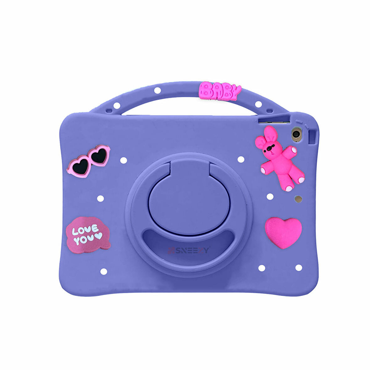 Samsung Tab A8 X200 10.5 İnç Jolly Döner Standlı Kids Çocuk Tablet Kılıfı