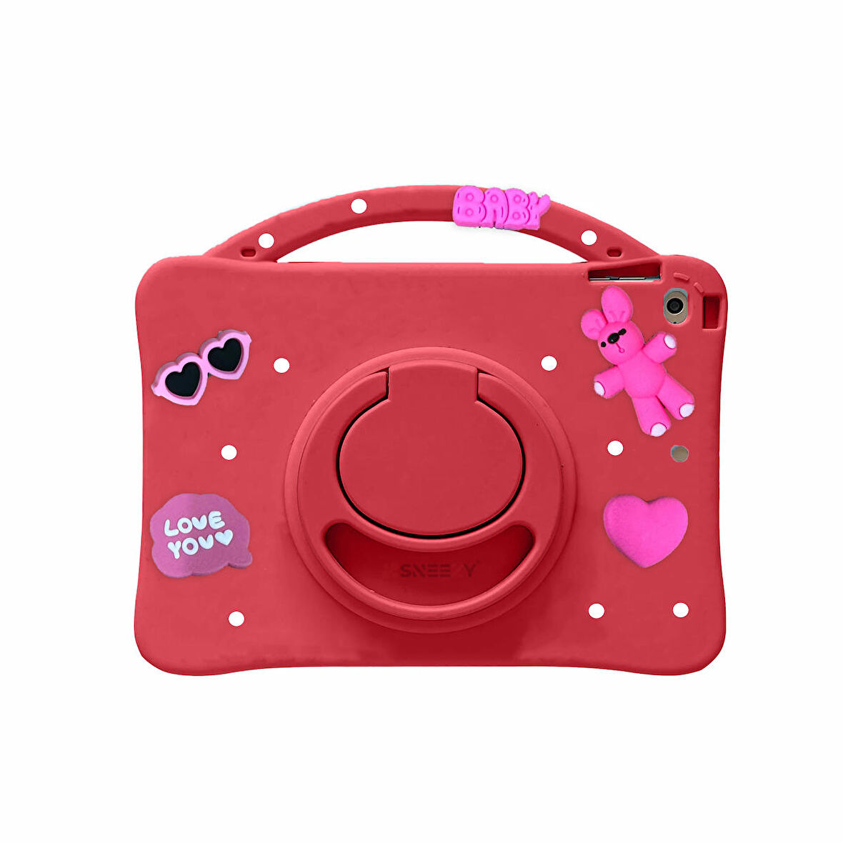 Samsung Tab A8 X200 10.5 İnç Jolly Döner Standlı Kids Çocuk Tablet Kılıfı