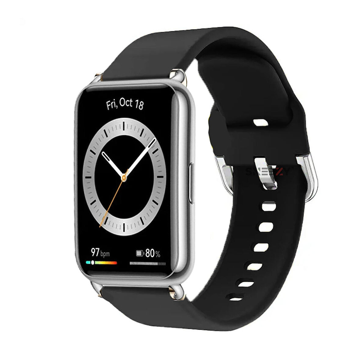 Huawei Watch Fit 2 İle Uyumlu PureLux Soft Tokalı Silikon Kordon