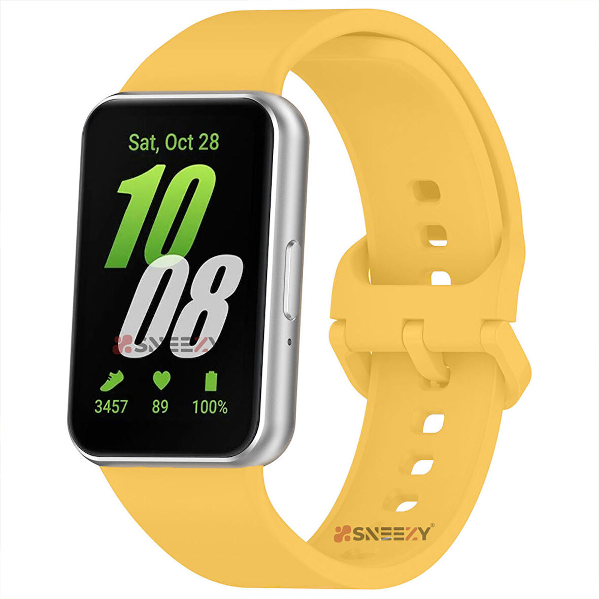 Sneezy Samsung Galaxy Fit 3 Kordon PureLux Soft Yumuşak Silikon Kordon Kayış