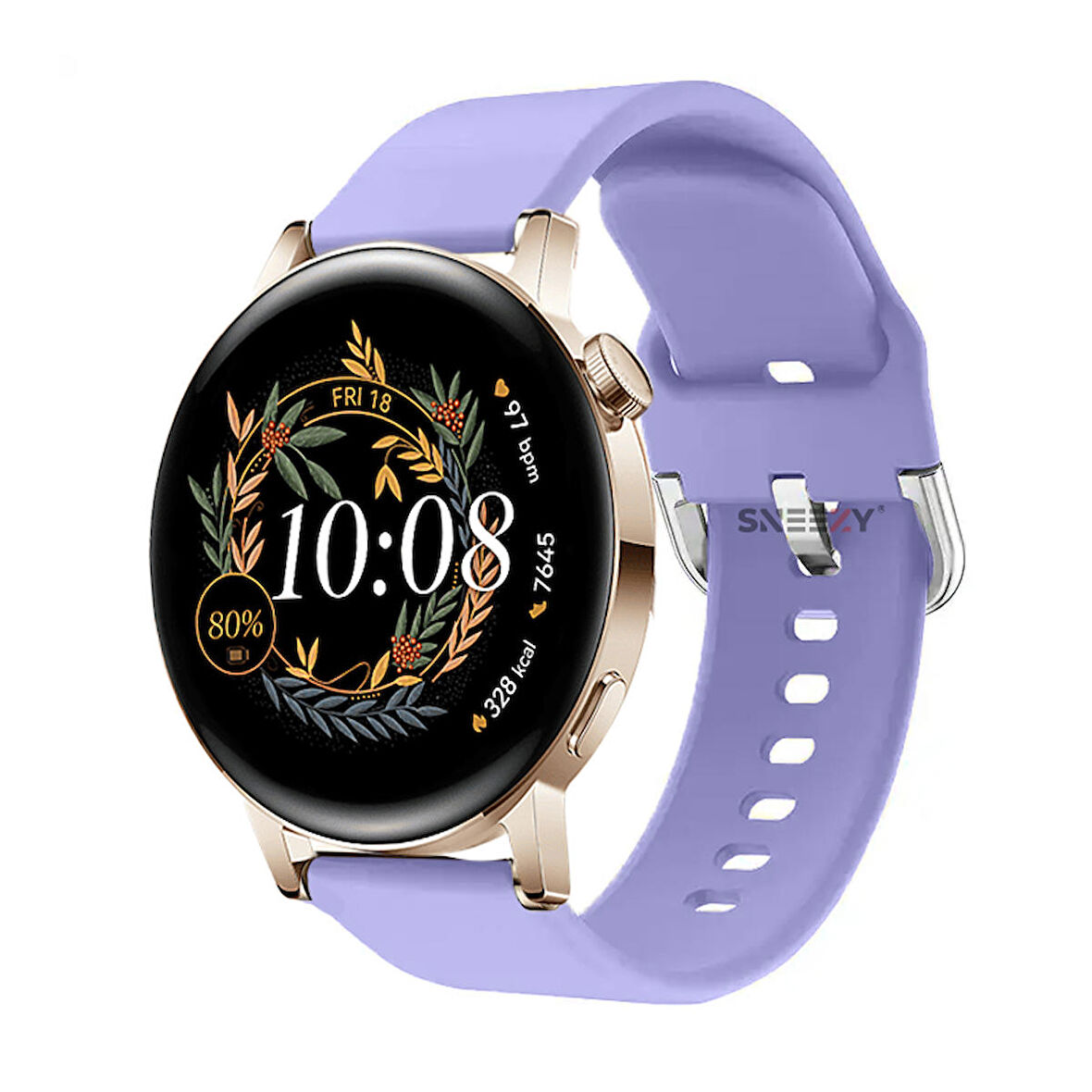 Huawei Watch Gt2 42mm Ile Uyumlu 20mm Purelux Soft Tokalı Silikon Kordon Dayanıklı Spor Stil