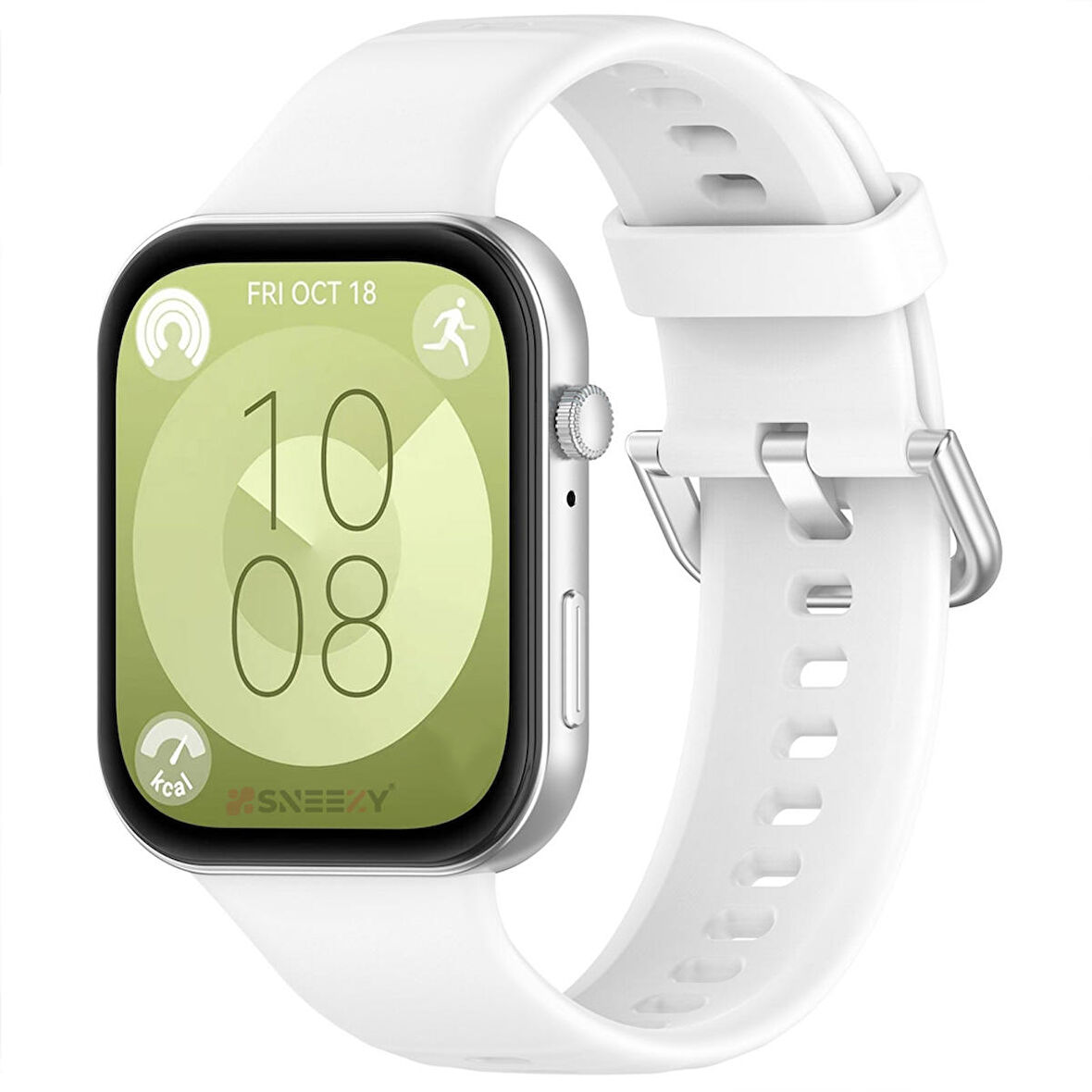 Sneezy Huawei Watch Fit 3 Kordon - PureLux Soft Tokalı Silikon Kordon