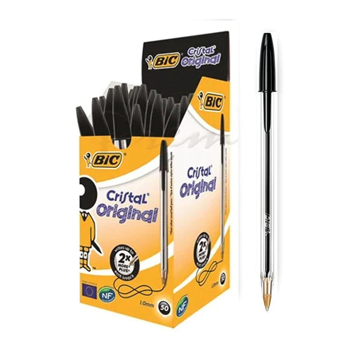 Bic Cristal Original Medium Tükenmez Kalem 50 Adet Siyah