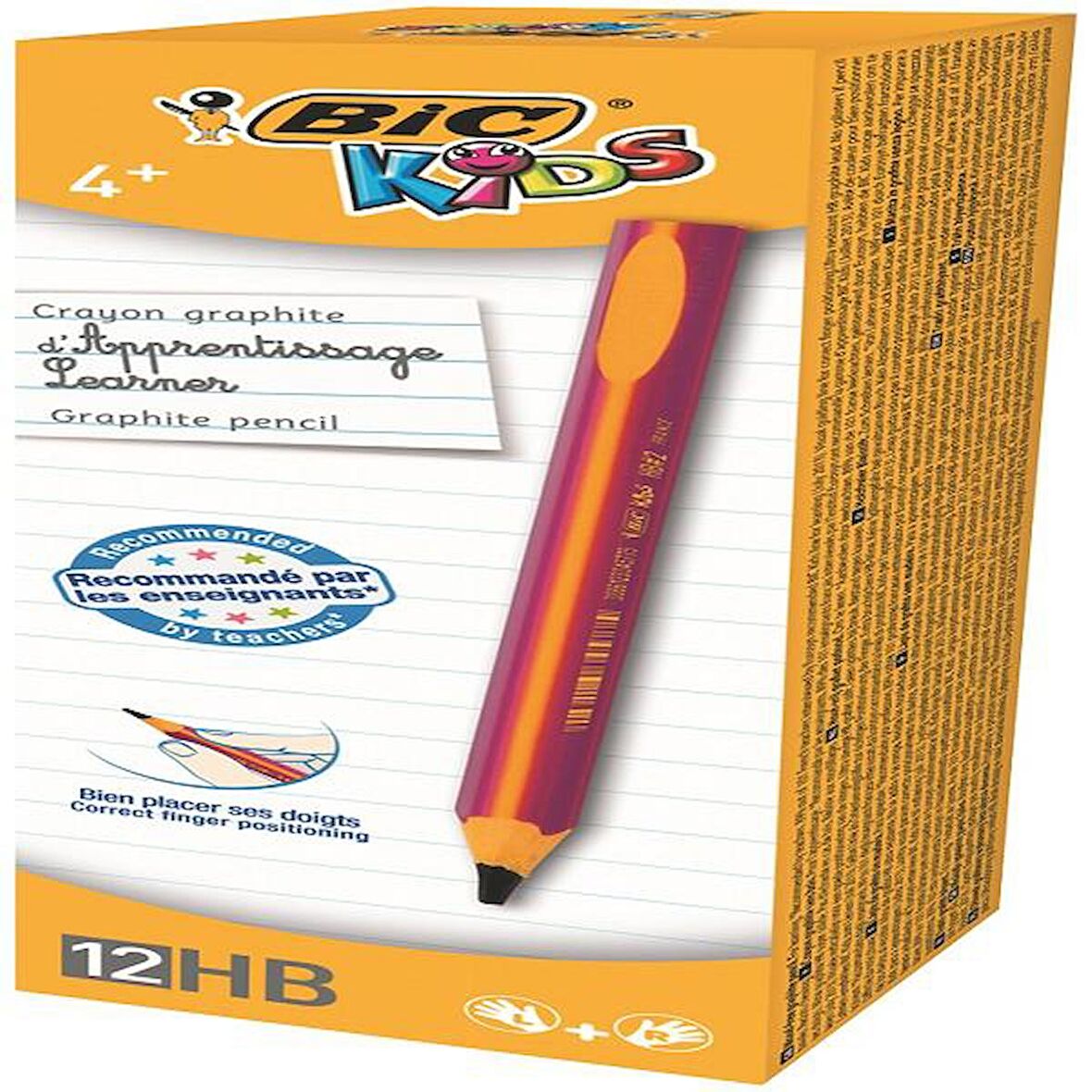 Bic Kurşun Kalem Kids Evolution Hb Üçgen Jumbo 12 Li Pembe 919263   12'li Paket / Bic