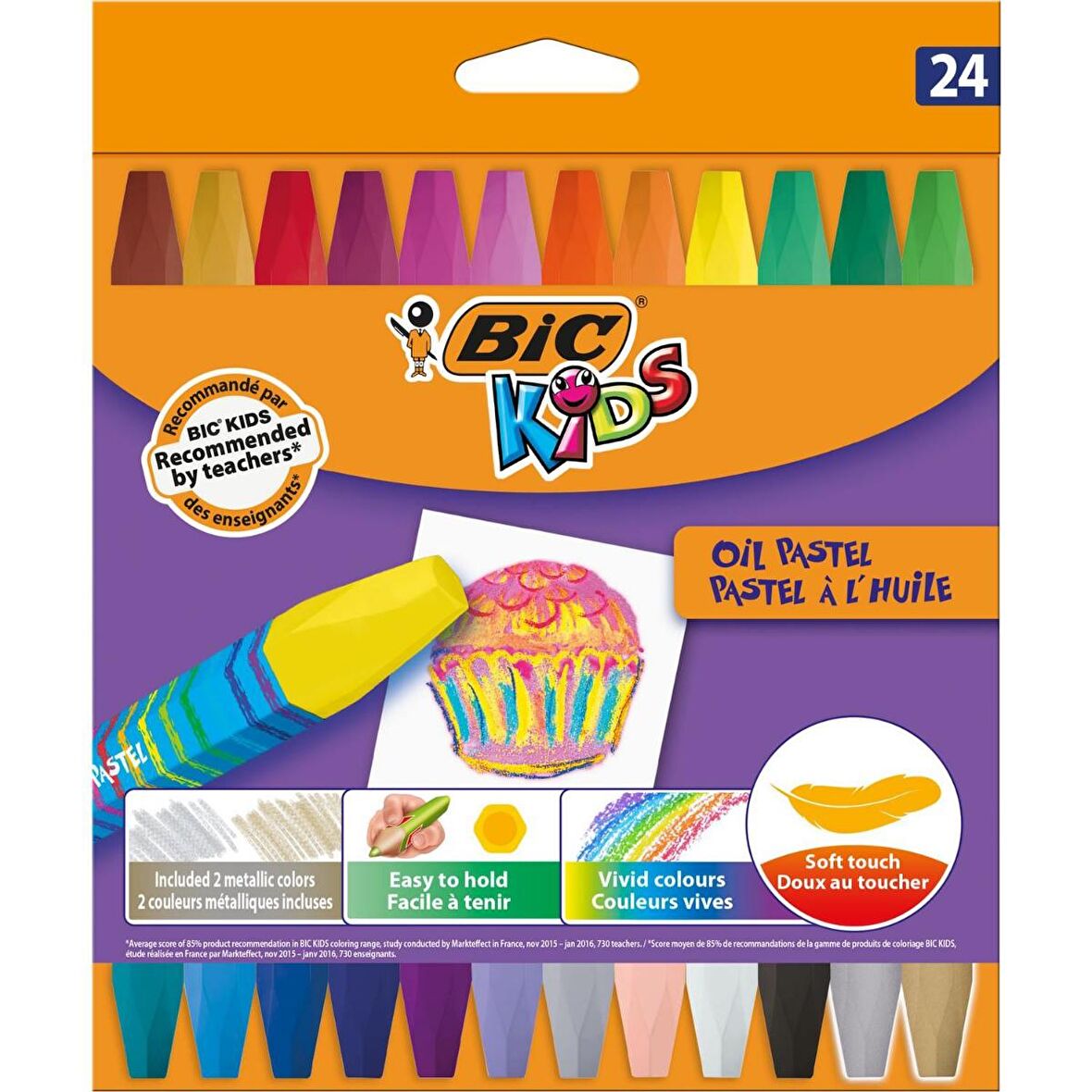 Bic Pastel Boya Yağlı 24 Kutu 926447