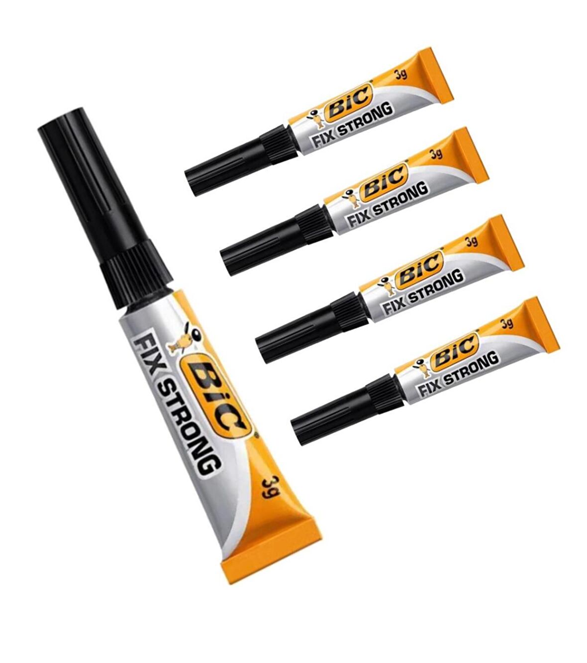 Bic Fix Strong Çok Güçlü Sıvı Japon Yapıştırıcı 3 Gr (5 Li Paket)