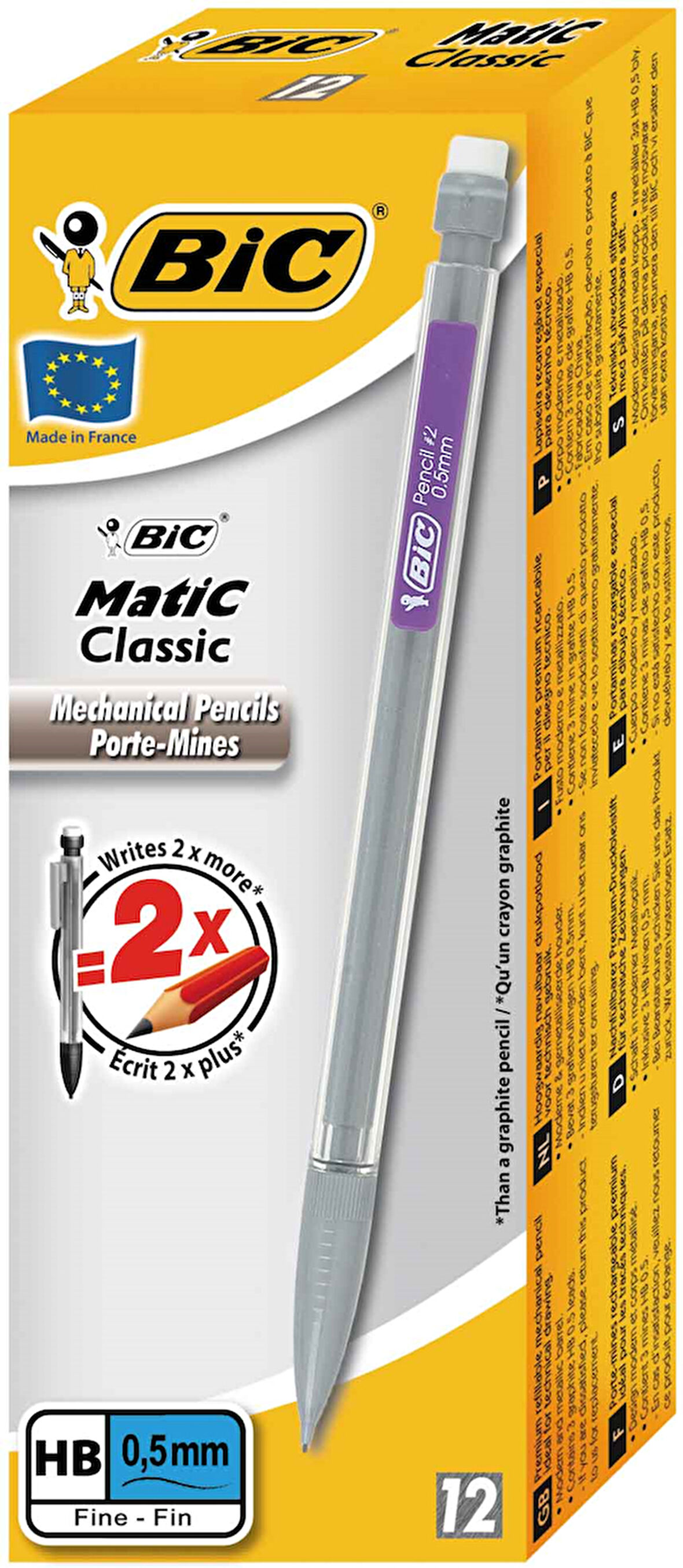 BIC VERSATİL KALEM BICMATIC KLASİK 05 12 Lİ 820958-1 ADET