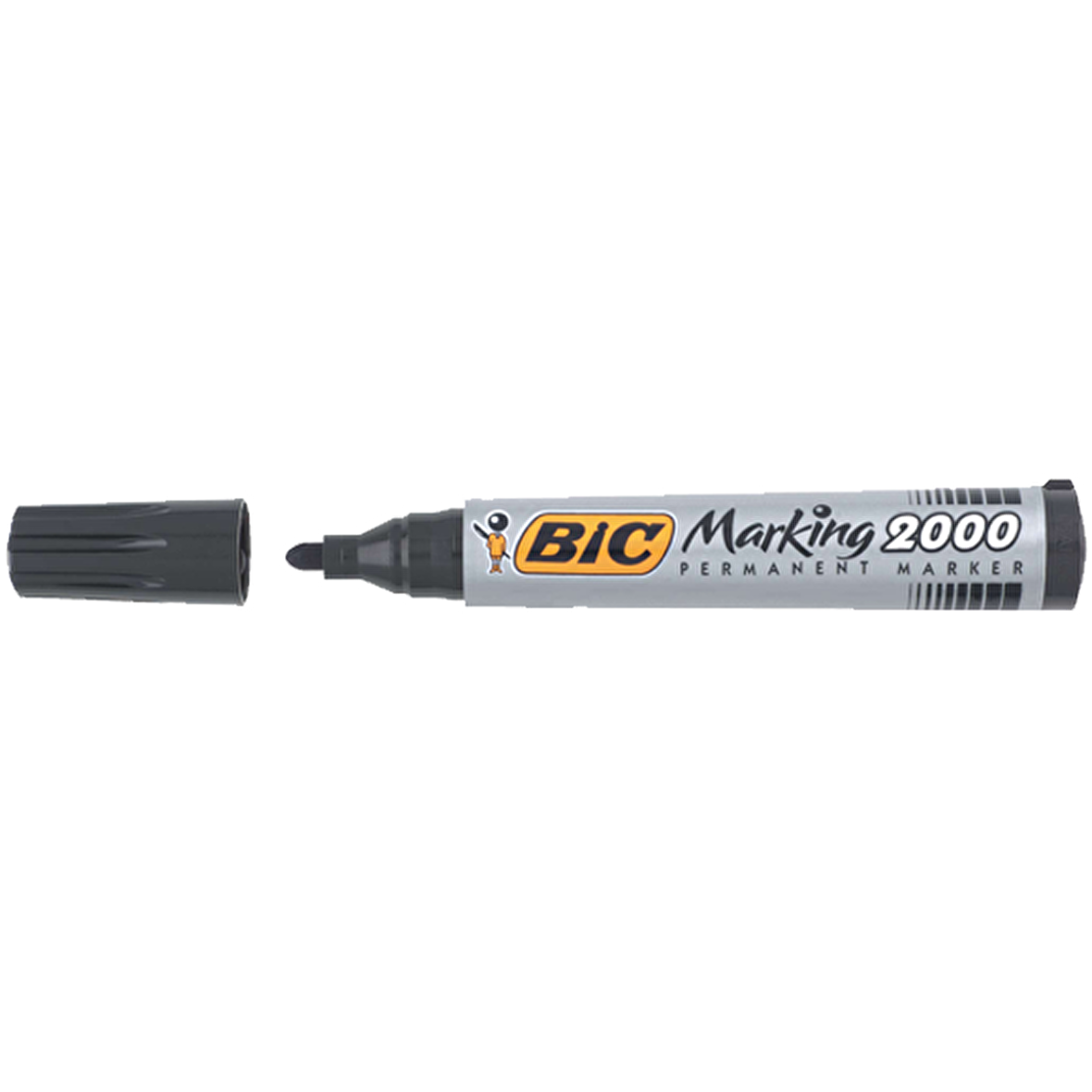 Bic Markör Permanent 1.7 MM Yuvarlak Uçlu Siyah 2000 09