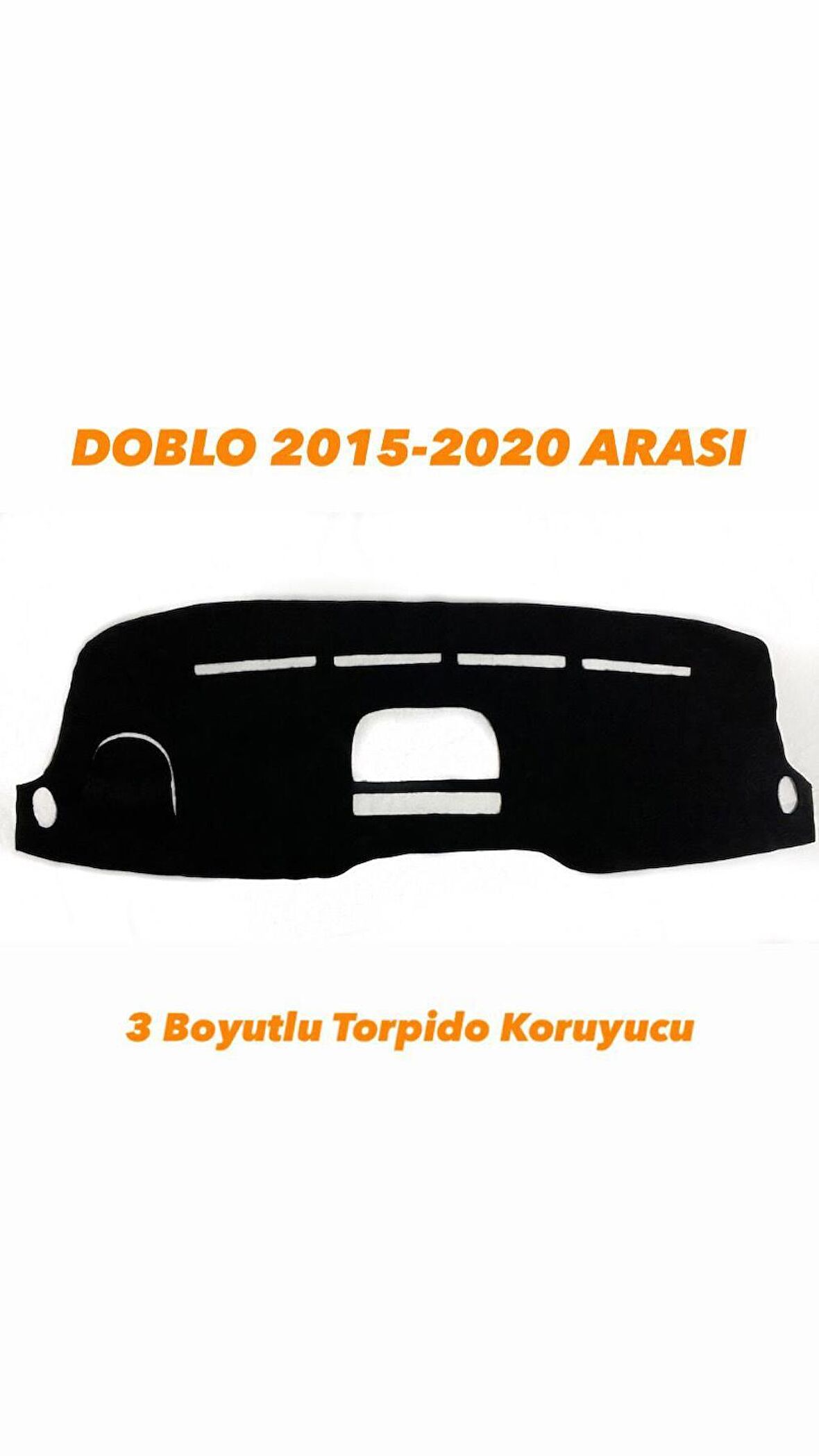 DOBLO 2015-2020 ARASI 3 BOYUTLU VİP DERİ TORPİDO KORUYUCU