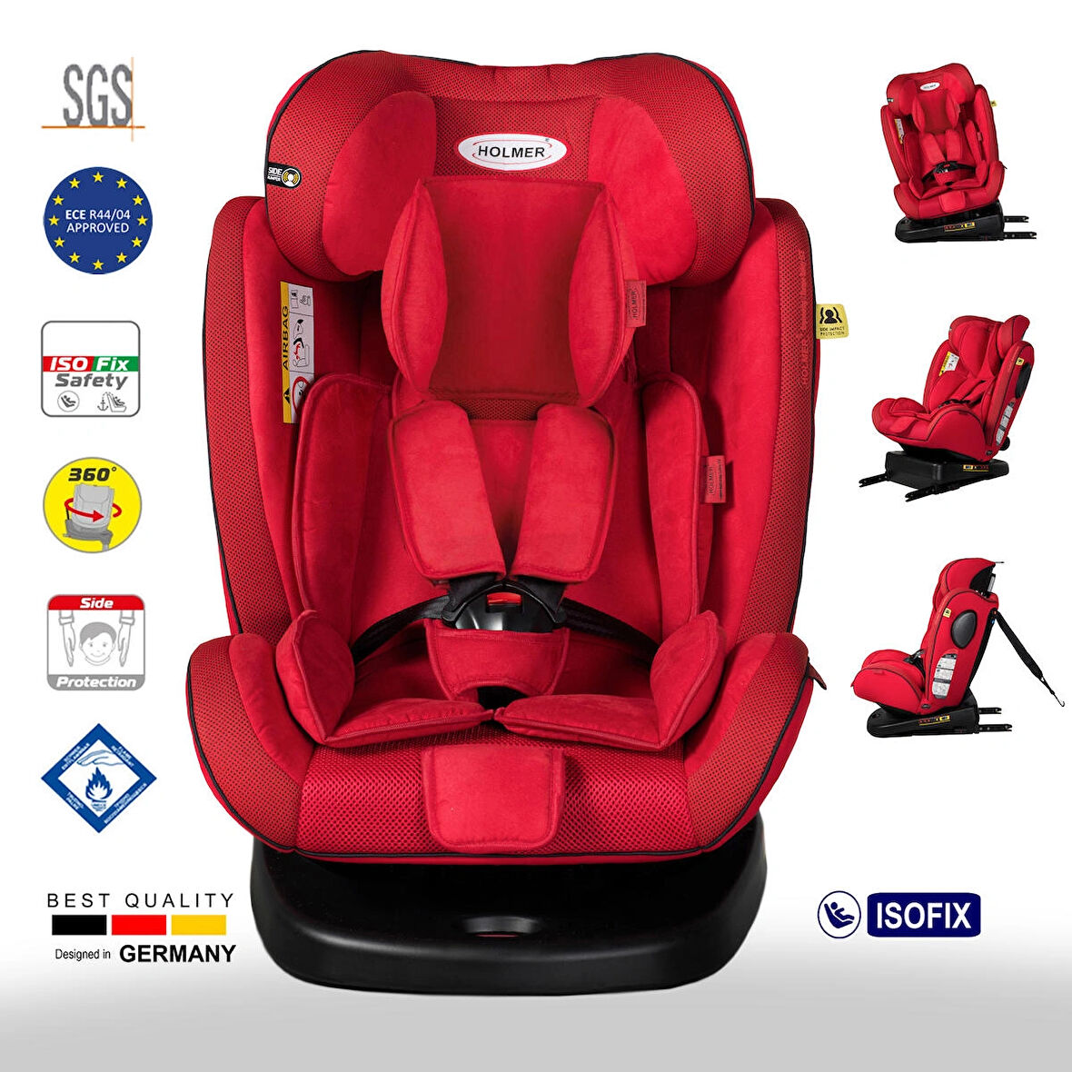 Holmer Maxi Protect Aero 3D ( 360° Dönebilir) 0-36kg Isofix Oto Koltuğu