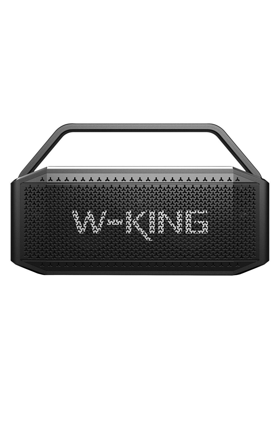 W-KING D9-1 Bluetooth Hoparlör 100W Boombox 40S Dinleme IPX6 Kablosuz Stereo TWS Ses Bombası Siyah