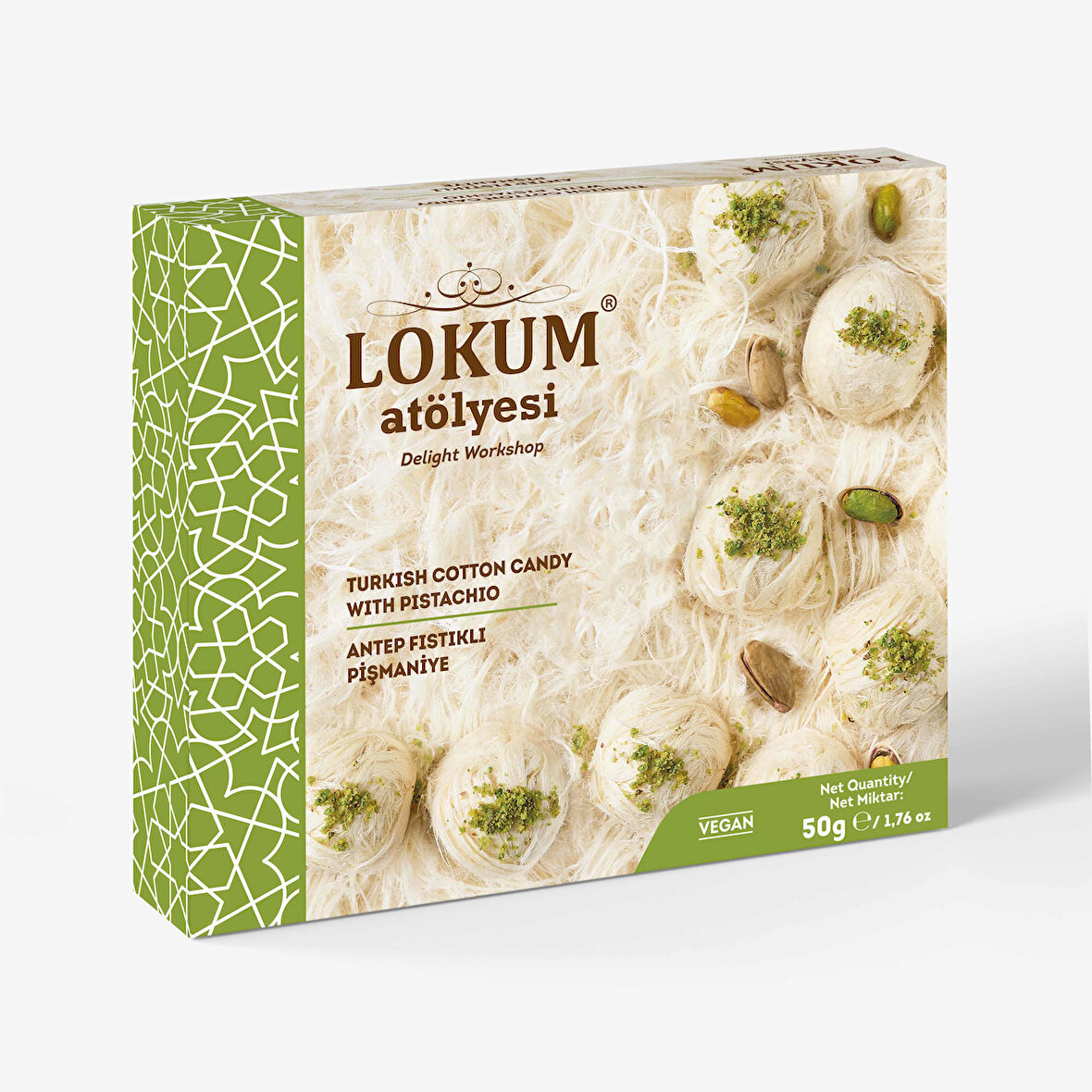 Antep Fıstıklı Pişmaniye 50g