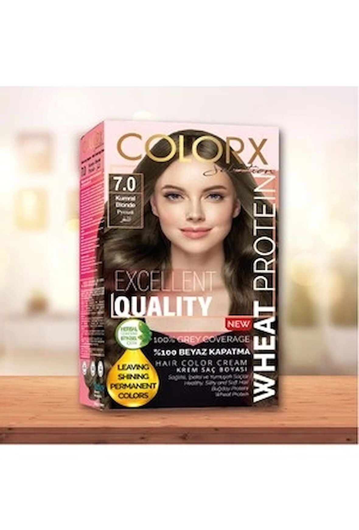 Colorx Saç Boyası Tekli Set - 7.0 Kumral