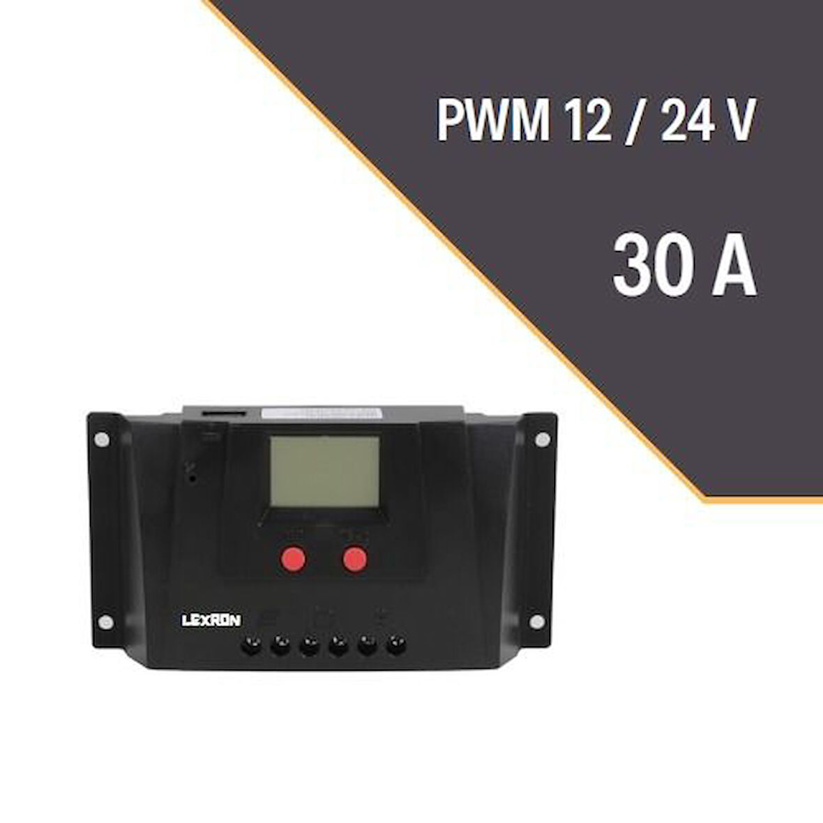 30A Lexron PWM Şarj Kontrol Cihazı