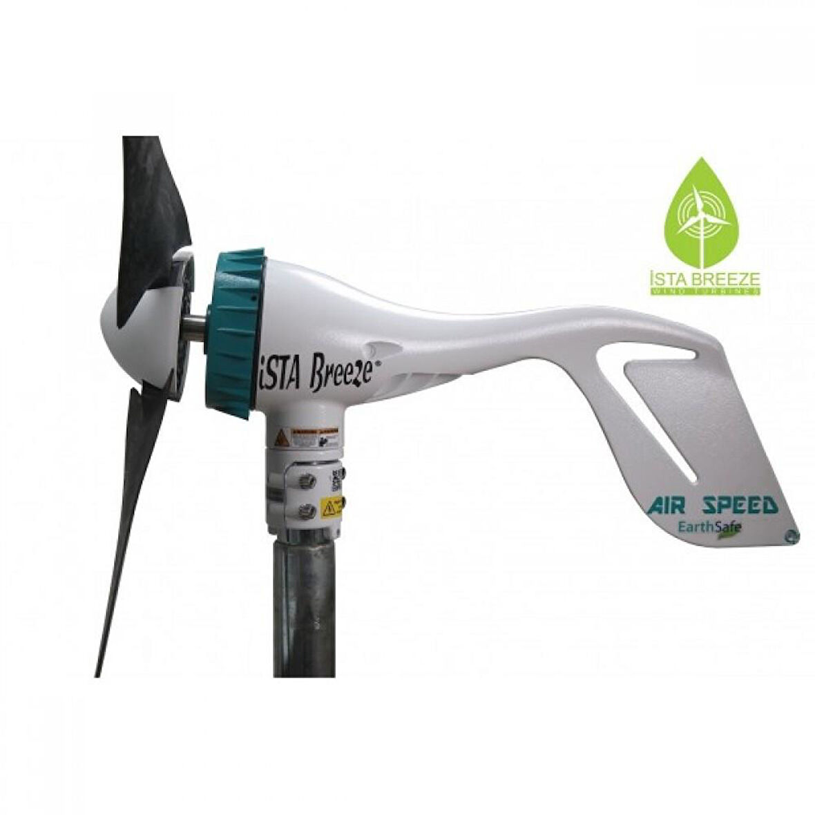 İSTA-BREEZE 500W 12V Rüzgar Türbini Air Speed +  Hibrit Şarj Kontrol Cihazı