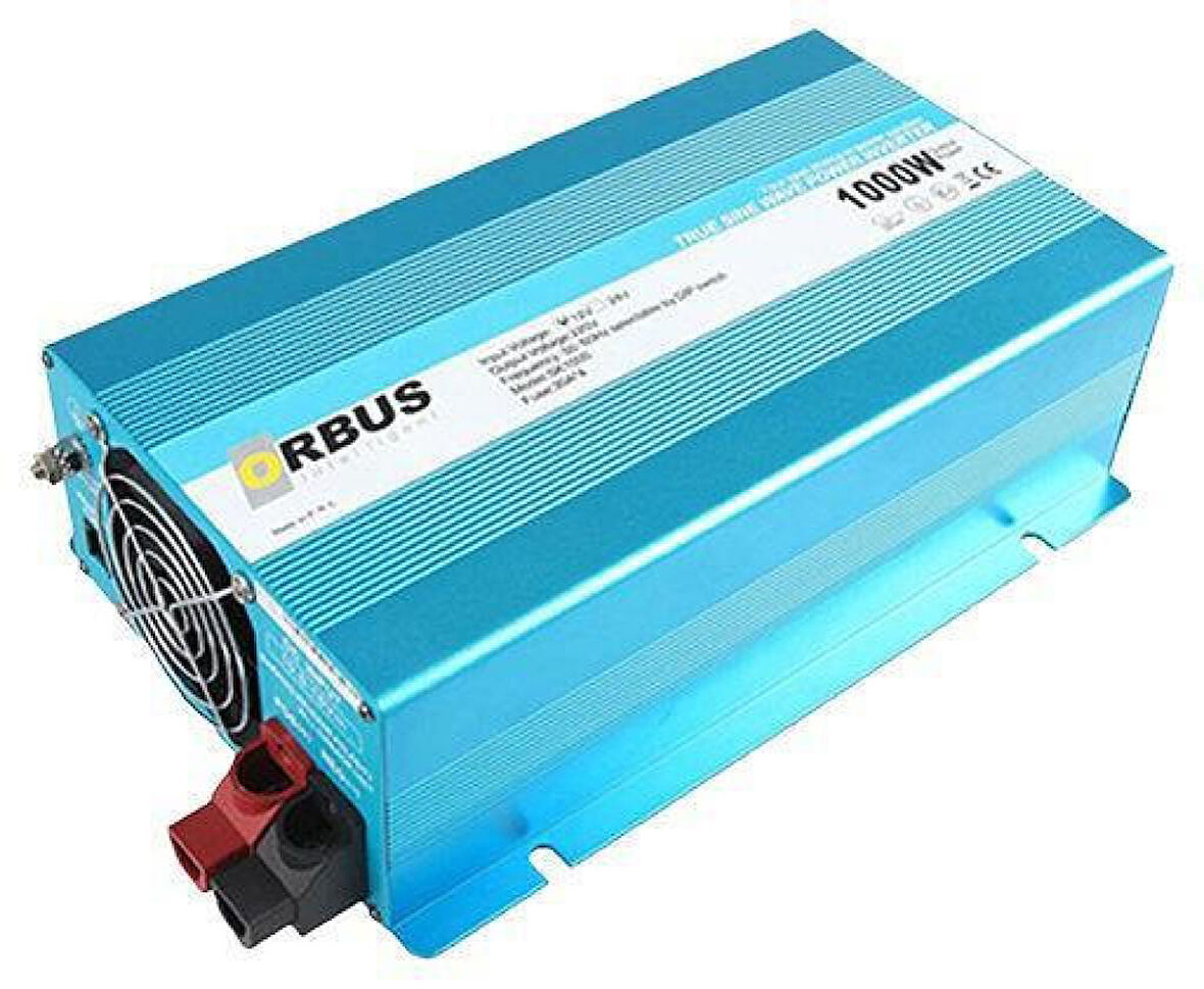 Orbus 1000 W Watt 12v-220v Tam Sinüs İnverter İnvertör