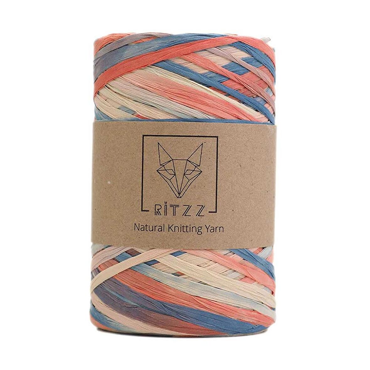 Ebruli Soft Rafya İp Ritzz R013 Hasır Somon (150G)