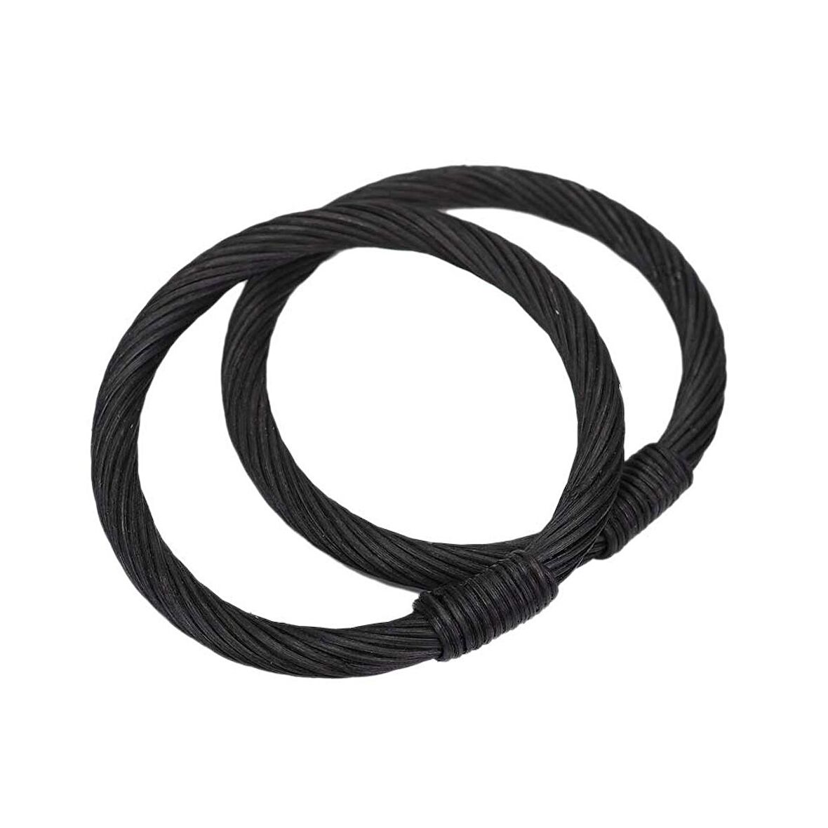 Rattan Bambu Çanta Sapı O Model  12,5CM
