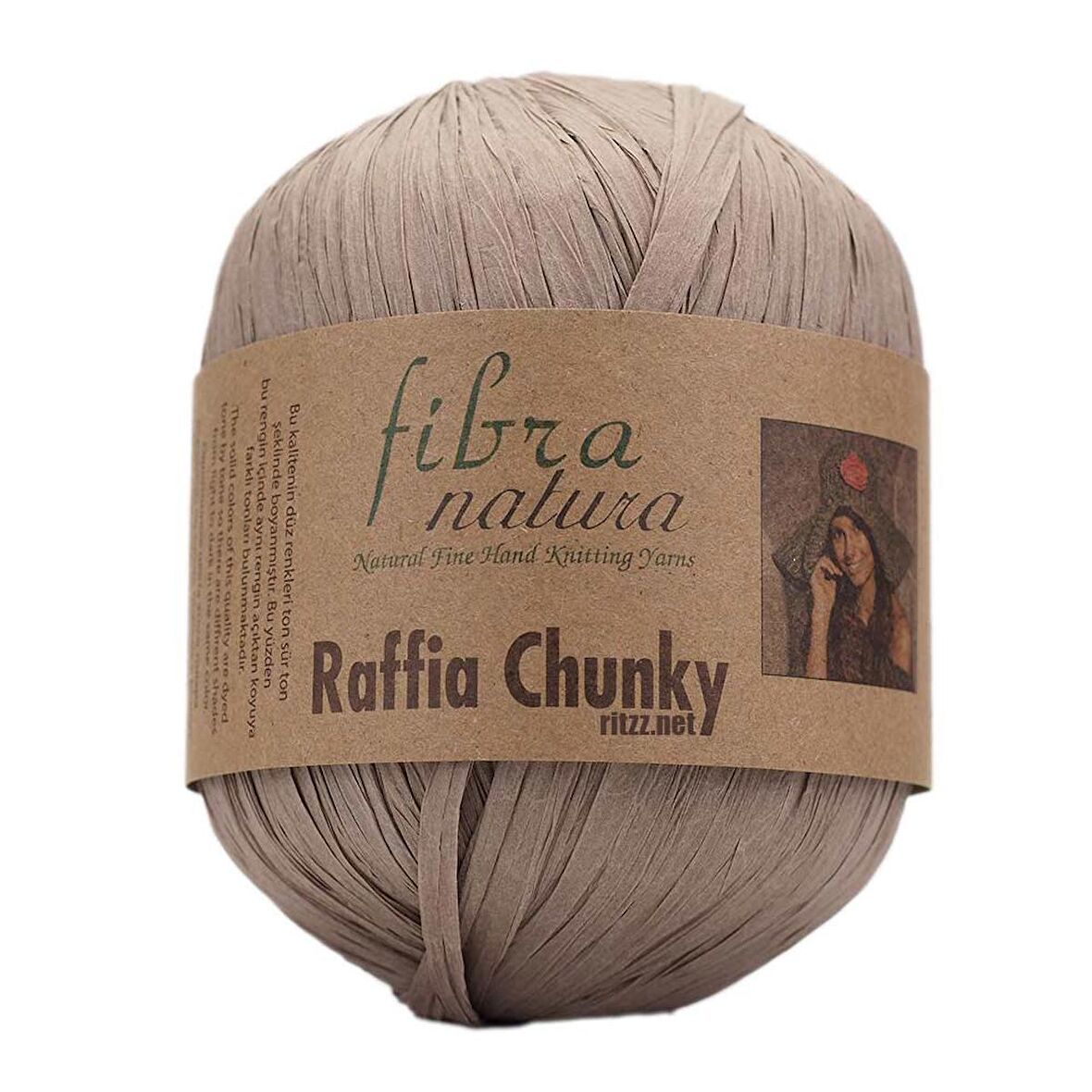 Fibra Natura Raffia Chunky 114-20 Koyu Kraft