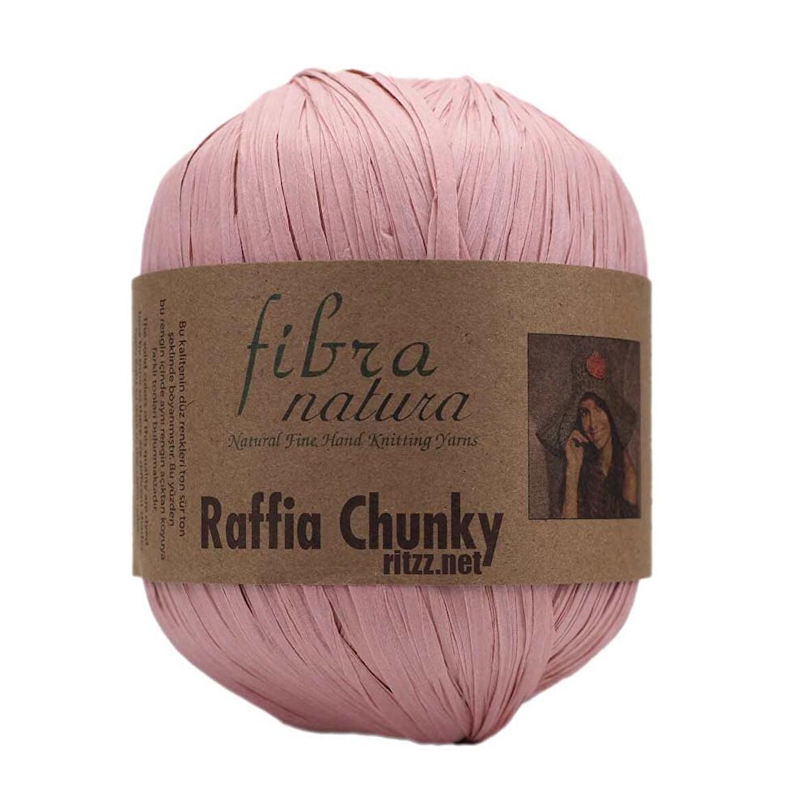 Fibra Natura Raffia Chunky 114-04 Pudra