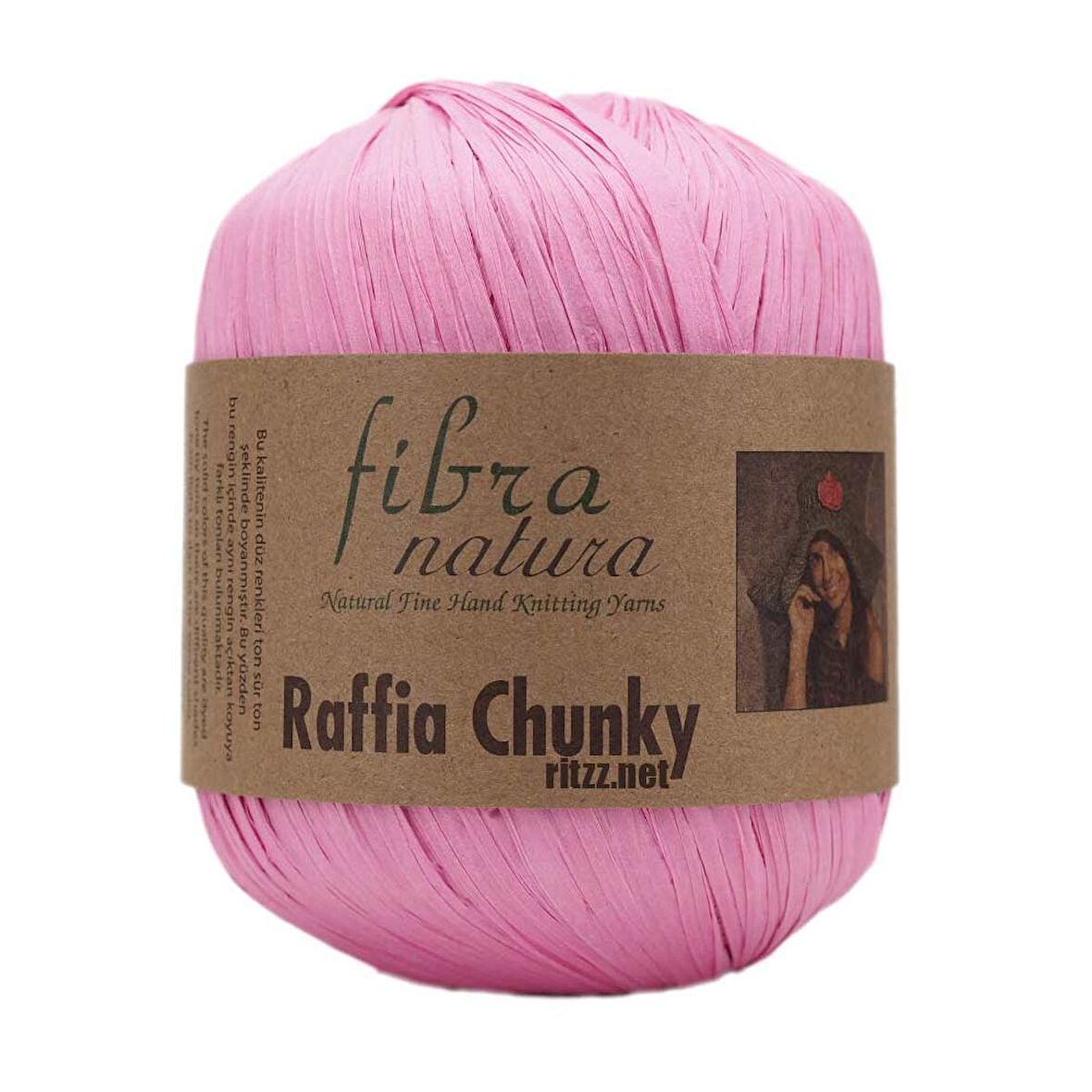 Fibra Natura Raffia Chunky 114-05 Pembe