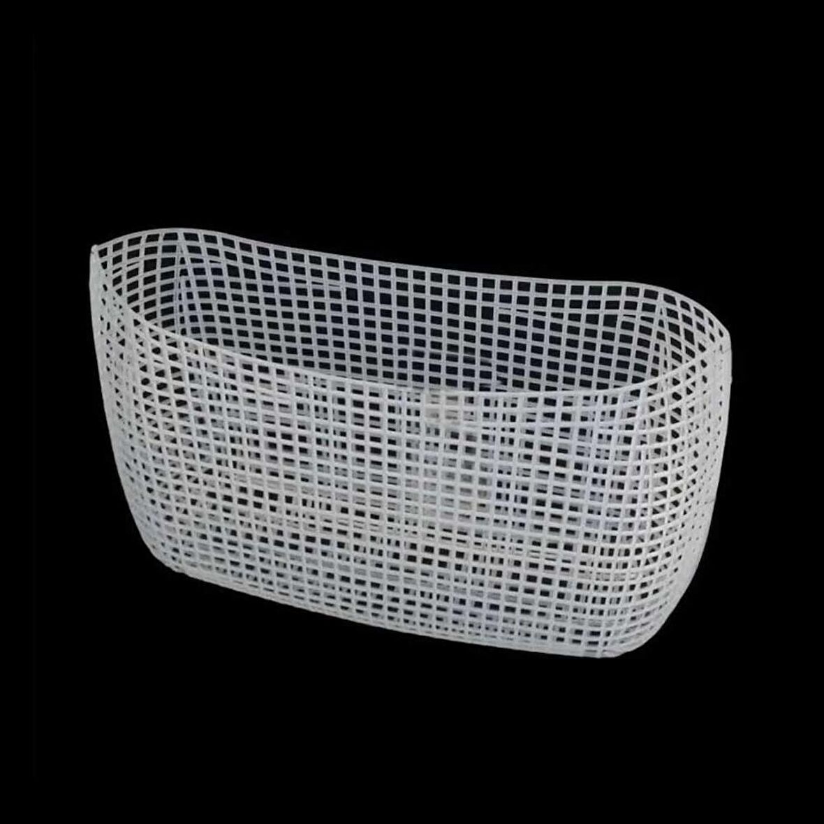 3D Çanta Kanvası Beyaz
