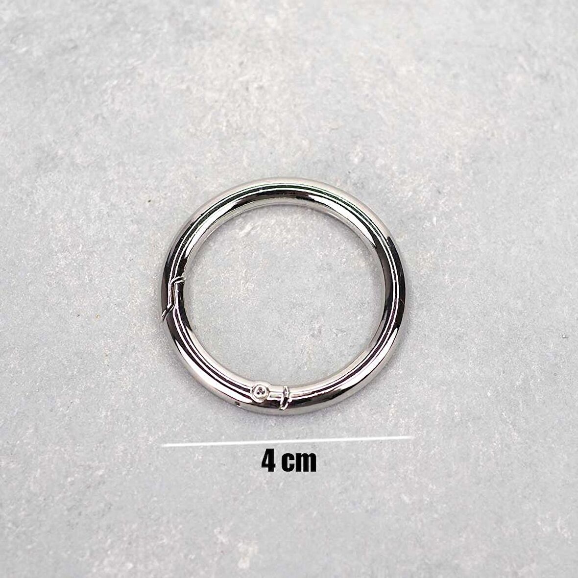 Yaylı Çanta Halkası Klipsi 40MM