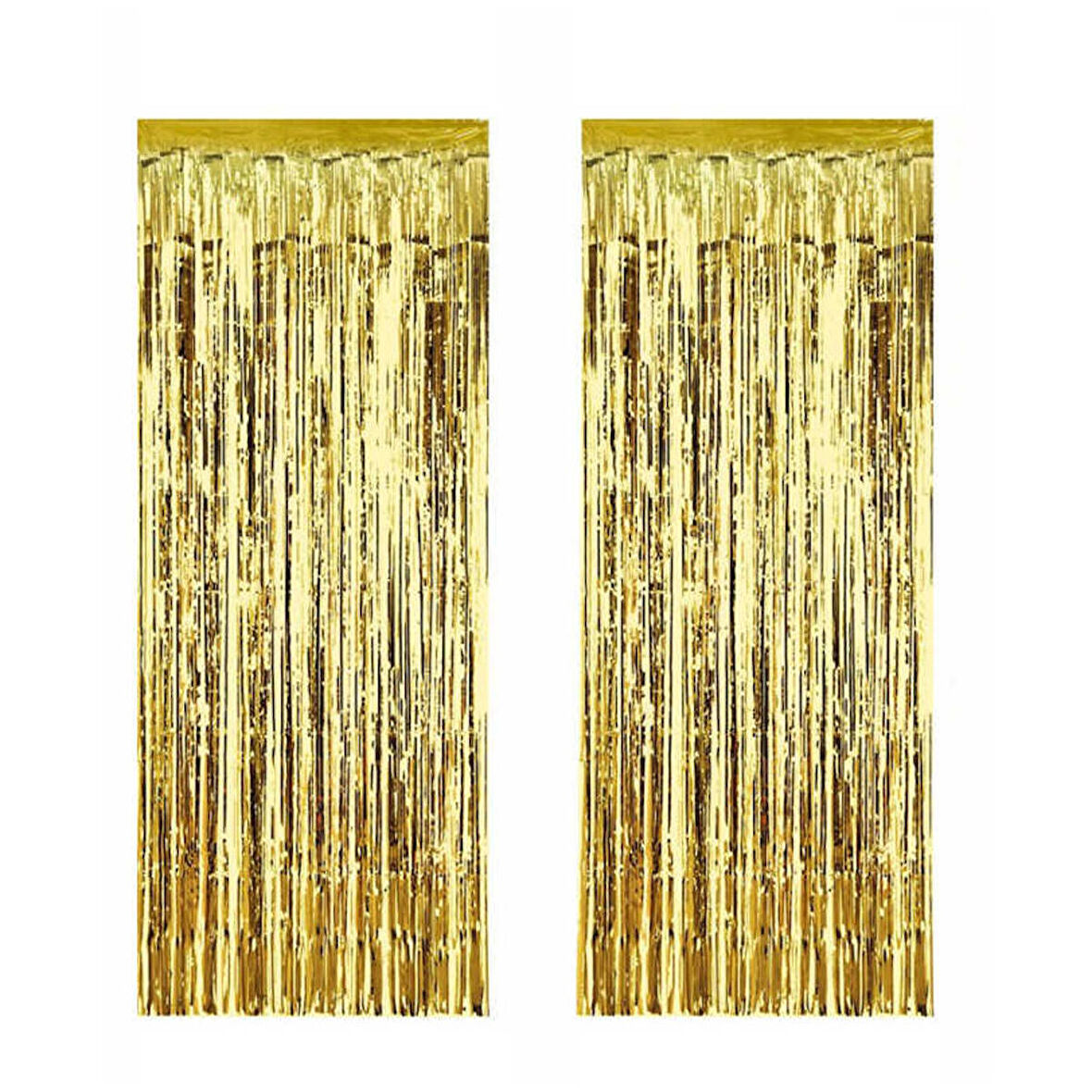 Metalize Arka Fon Süsü Asmalı 50X230 CM  Altın