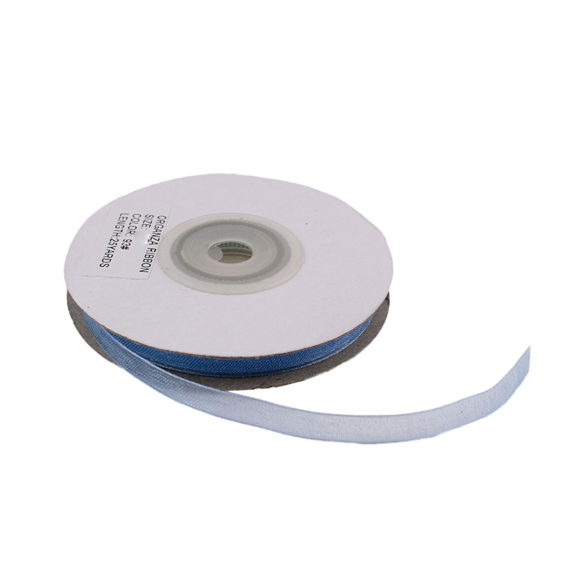 Organze Kurdele 6 MM (457 Metre)  Mavi