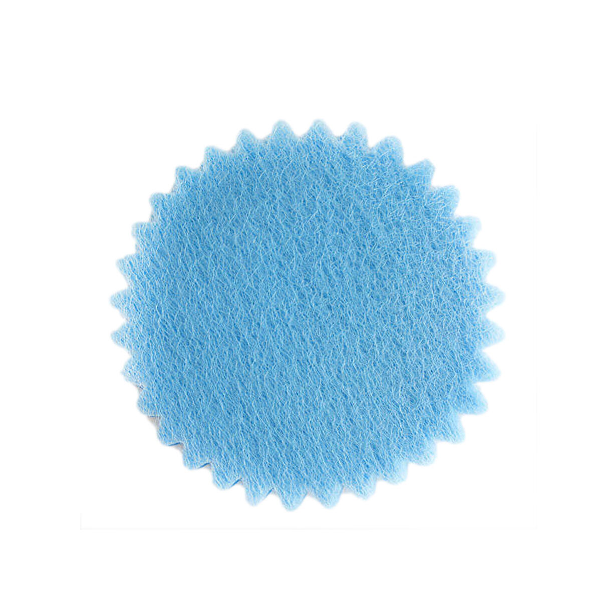 Organze Yuvarlak Hazır Kesilmiş Tül File Modeli 22 CM (100 Adet)  Mavi