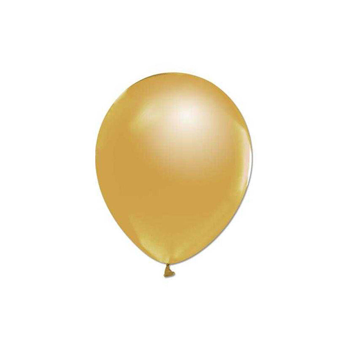 Metalik  Balon 12 İnç Baskısız (100 Adet)  Altın