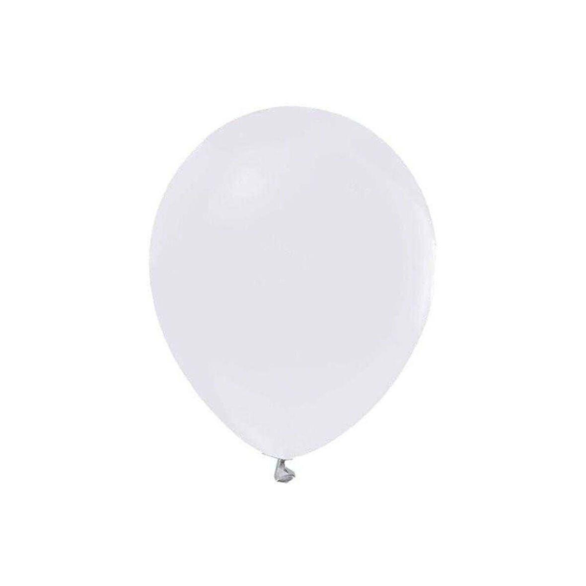 Metalik  Balon 12 İnç Baskısız (100 Adet)  Beyaz