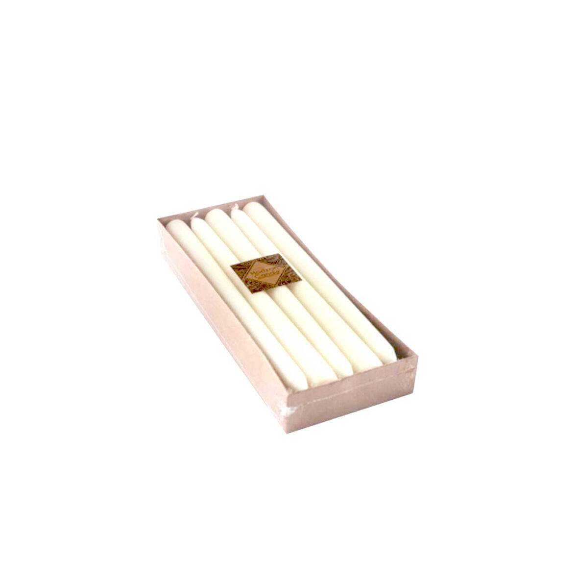 Şamdanlık  Mumu  2X 25 CM (10 Adet)  Soft Beyaz