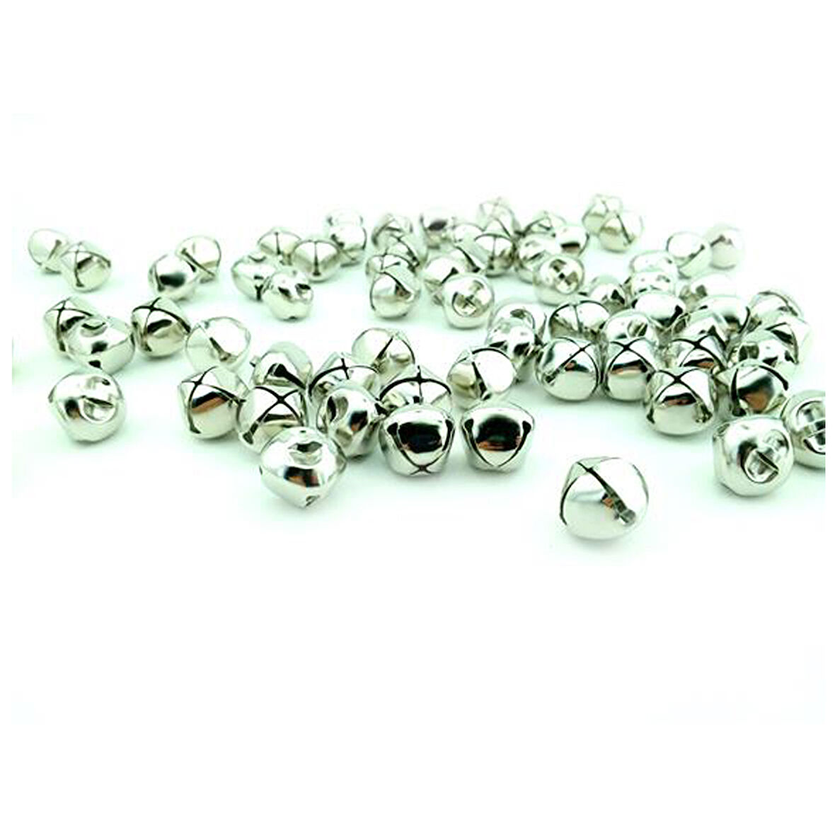 Metal Çıngırak Zil 2 CM (1000 Adet)  Gümüş