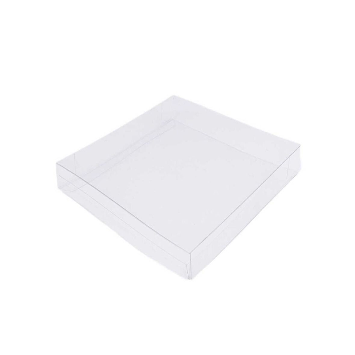 Asetat Kutu Bubble Mum Kutusu  20X20X3.5 CM (10 Adet)