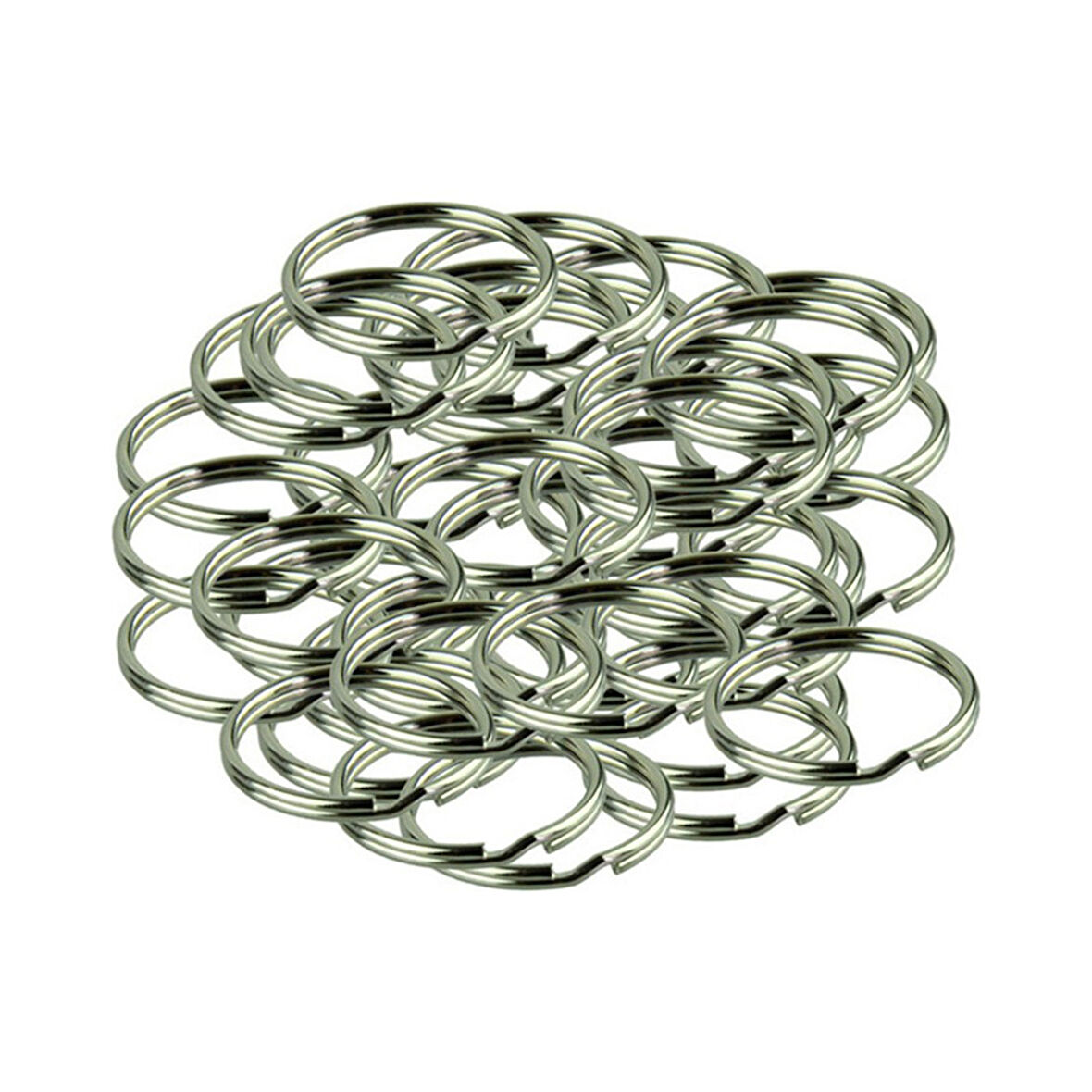 Anahtarlık Halkası Metal 2.2 Cm (1000 Adet)  Gümüş