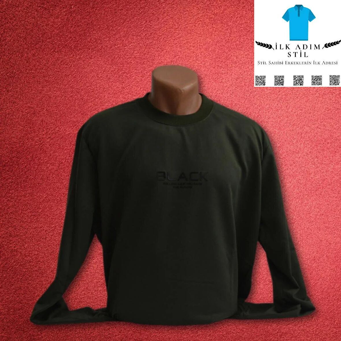 erkek yeşil sweatshirt