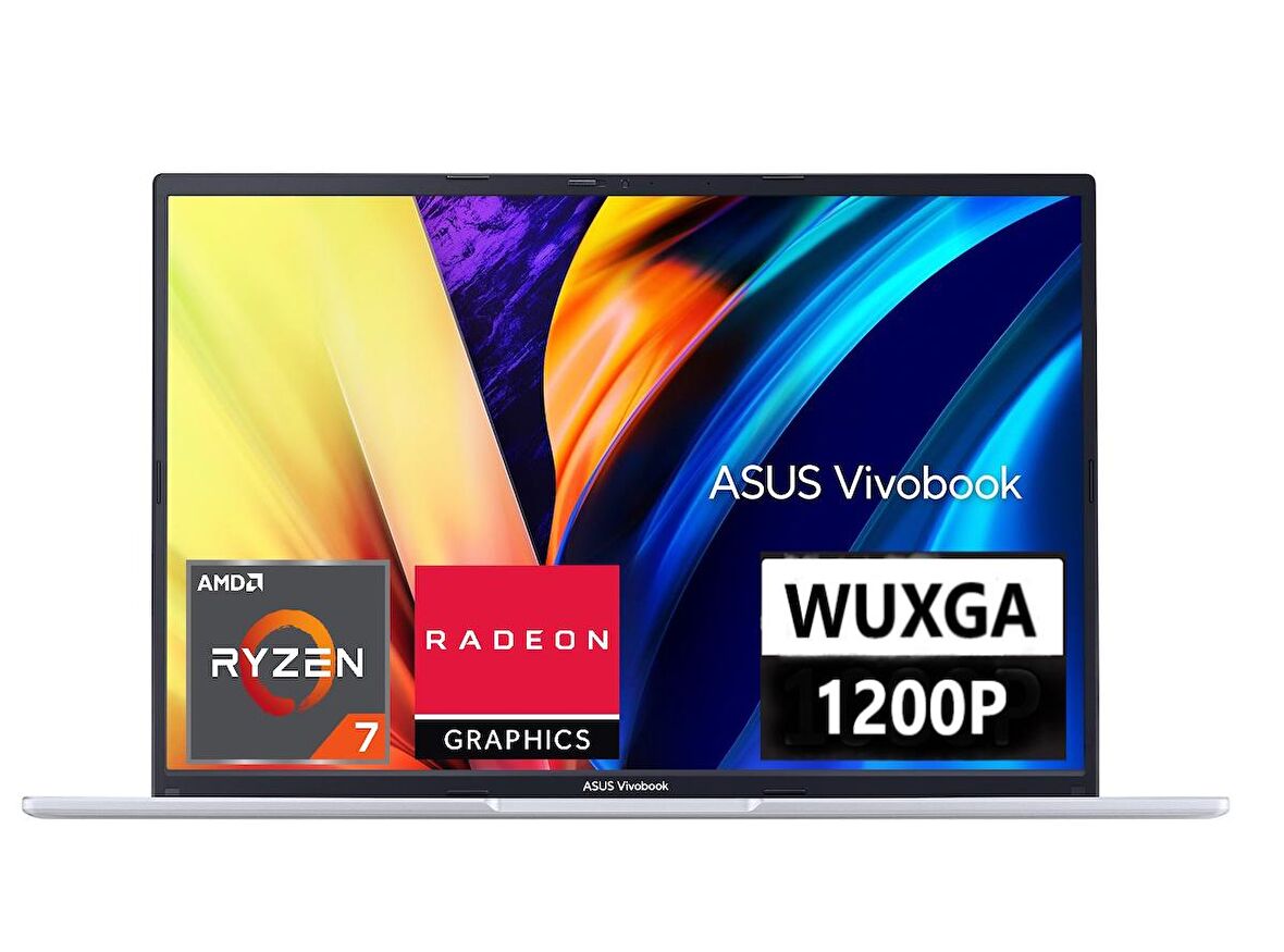Asus Vivobook 16 M1603QA AMD Ryzen 7 5800H  16gb 2tb Ssd 16" FreedosTaşınabilir Bilgisayar MB13737+ZettaÇanta