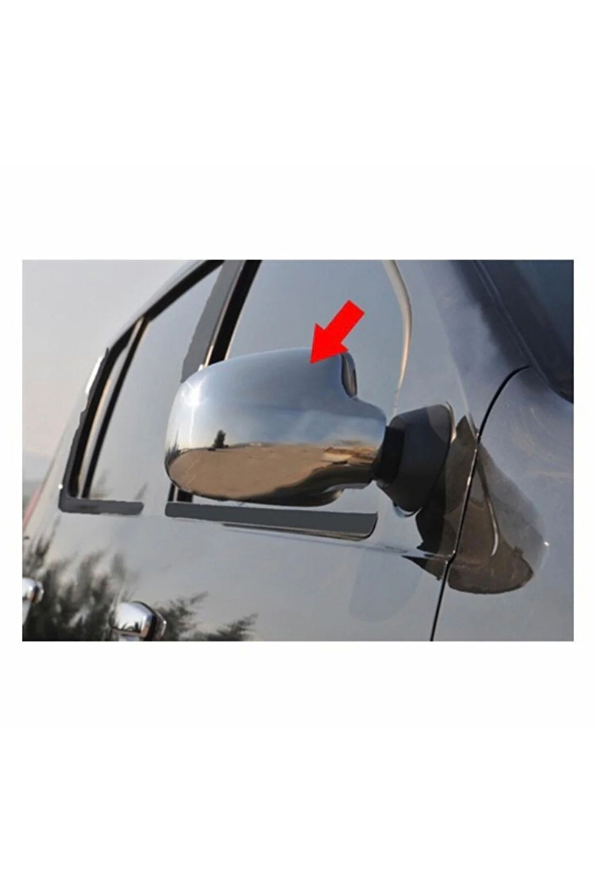Dacia Sandero Stepway Krom Ayna Kapağı 2 Prç. 2012-2020 P. Çelik