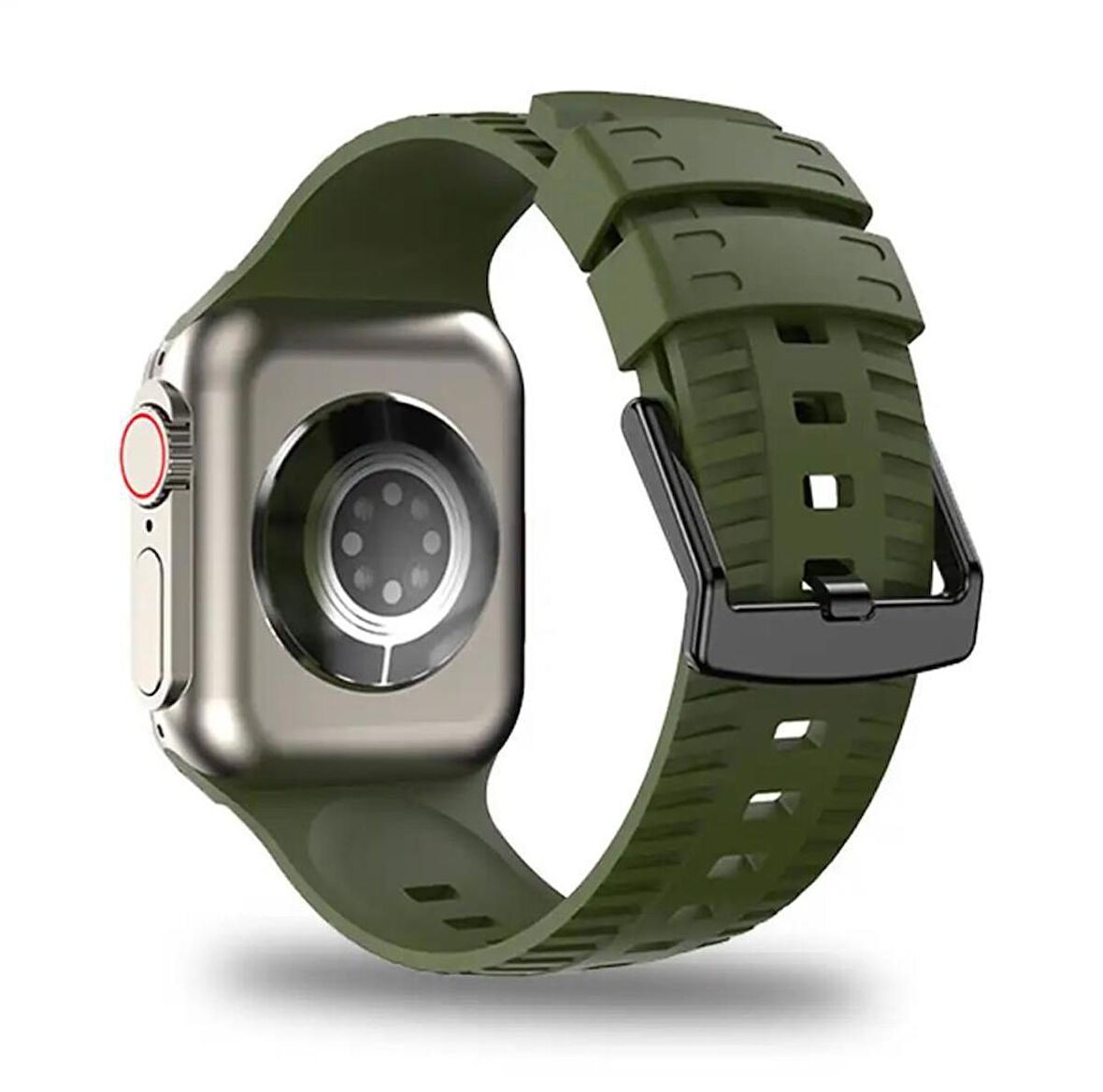 Apple Watch Seri 8 7 6 5 4 3 2 Se Ultra 42MM / 44MM / 45MM / 49MM Uyumlu Spor Silikon Kordon