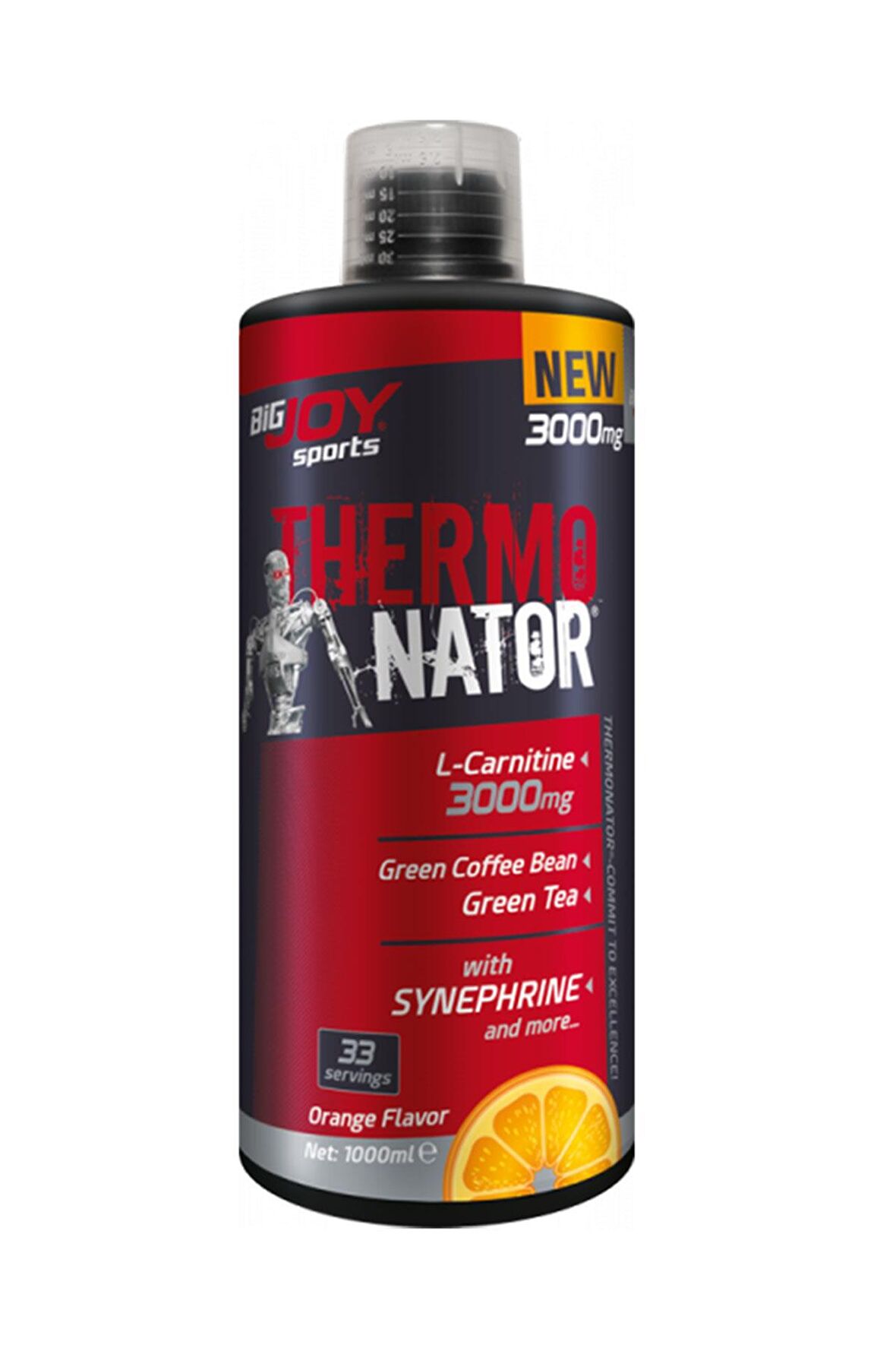 Bigjoy Sports Thermonator 3000 Mg L Carnitine 1000 ml Portakal