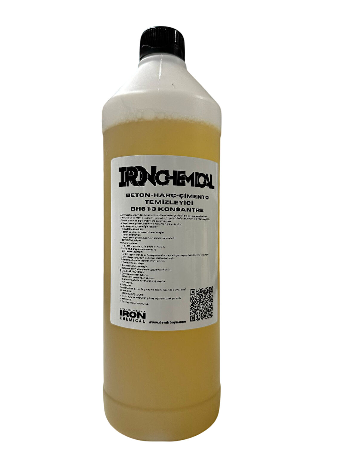 IRON CHEMICAL BHS Beton Forte 600ml | Konsantre Harç ve Çimento Temizleyici | Güçlü Asit Bazlı Temizlik Solüsyonu