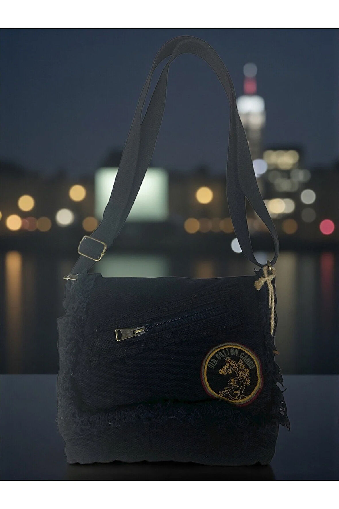 Vintage Küçük Salaş Unisex Günlük Çapraz Postacı Çantası S boy 26x20cm