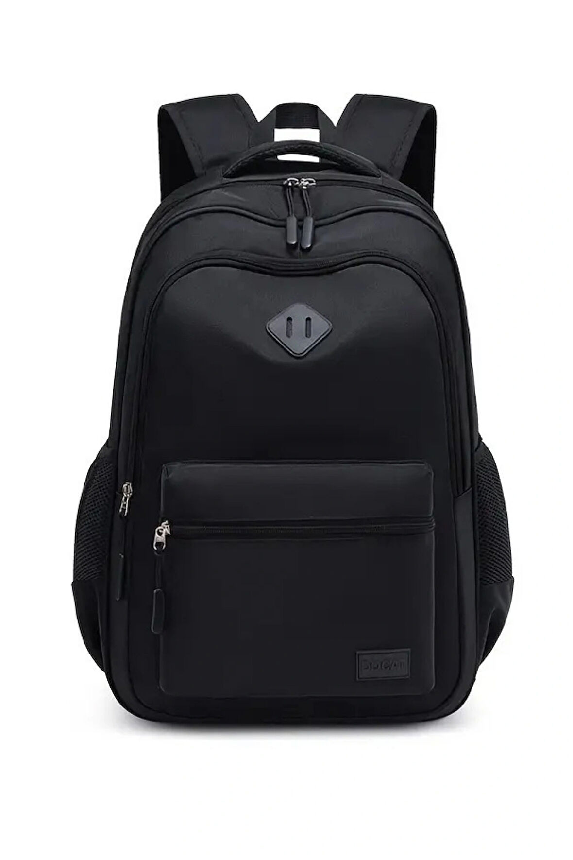 3 Bölmeli Unisex Siyah Renk Laptop Okul Kurs Kamp Seyehat Gezi Günlük Kullanım Sırt Çantası